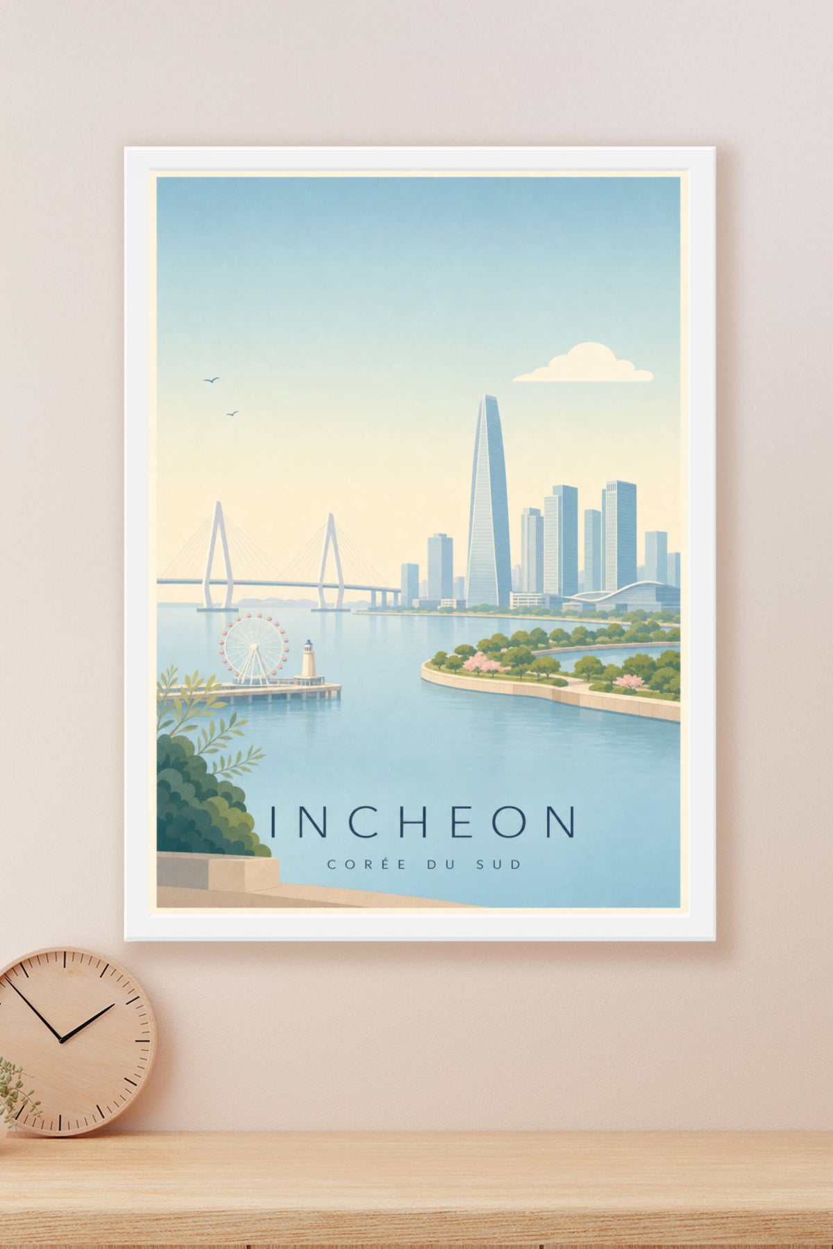 Affiche d'Incheon - Poster Calme