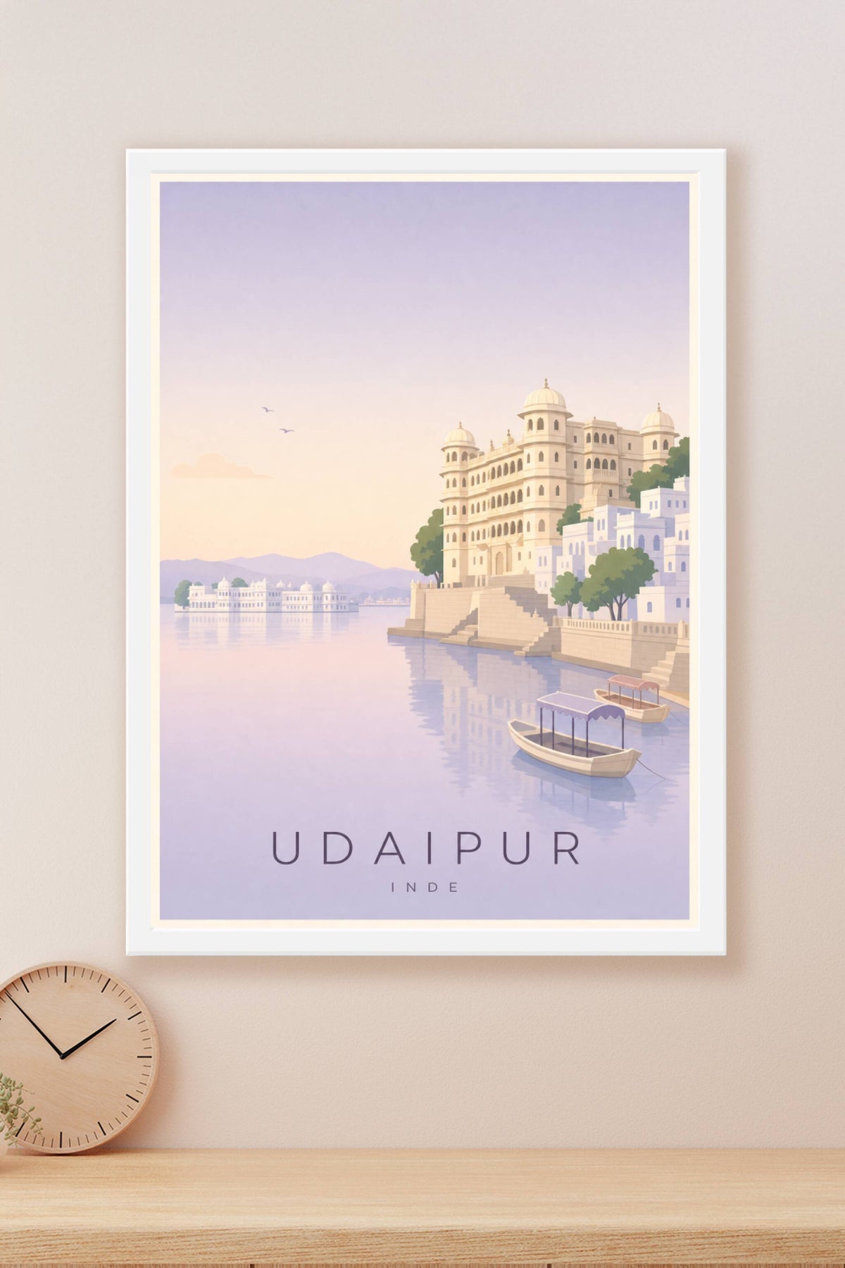 Affiche d'Udaipur - Poster Calme