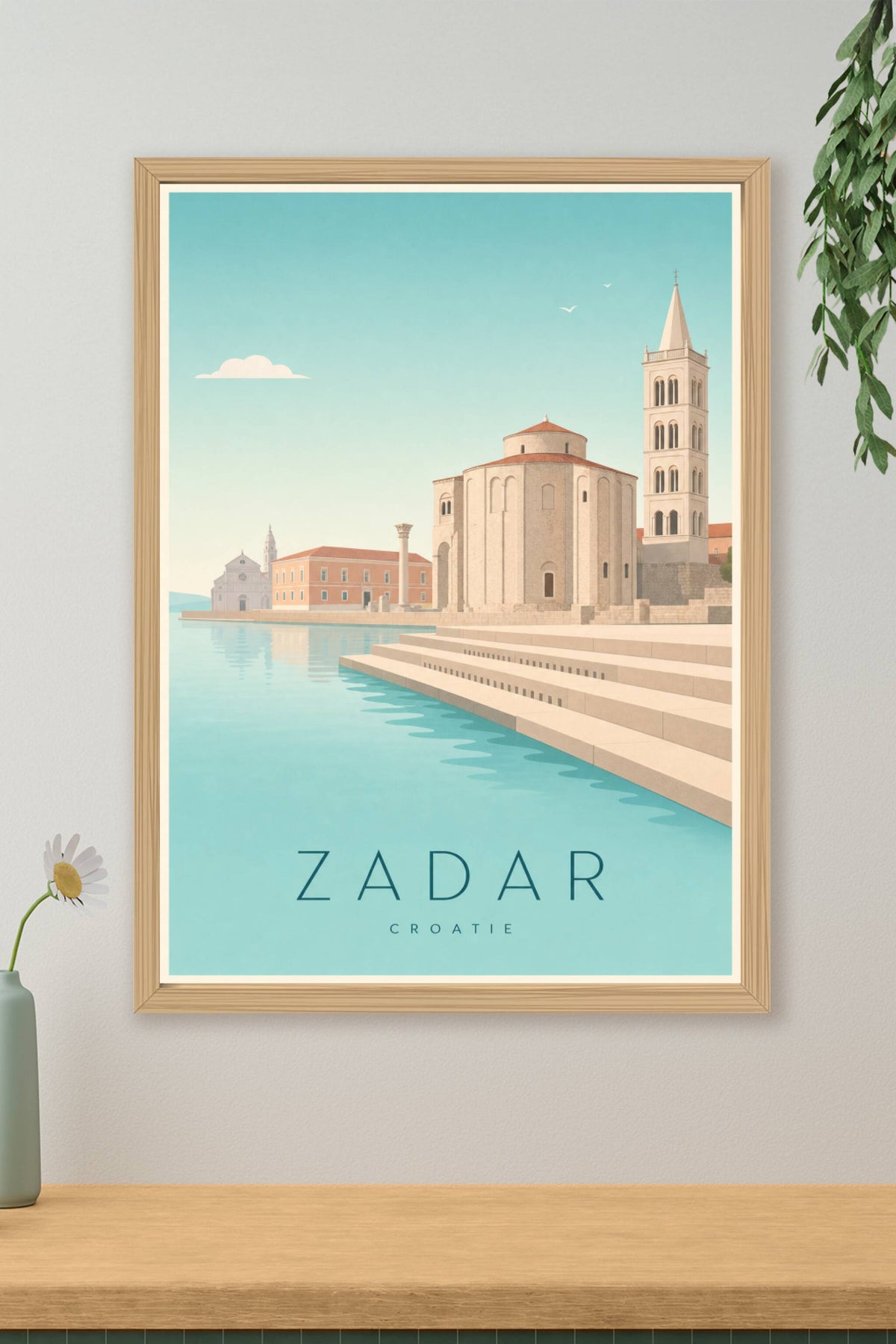 Affiche de Zadar - Poster Calme