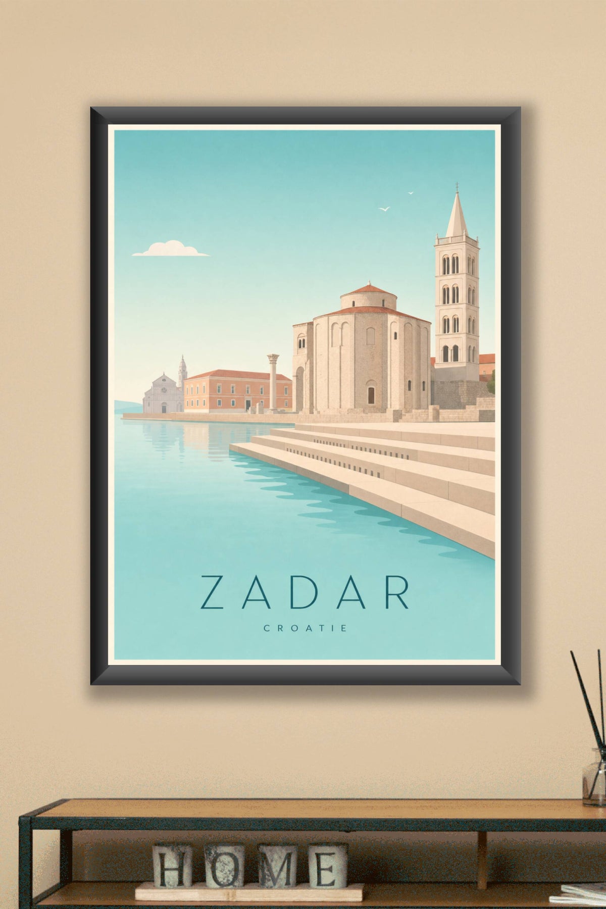 Affiche de Zadar - Poster Calme