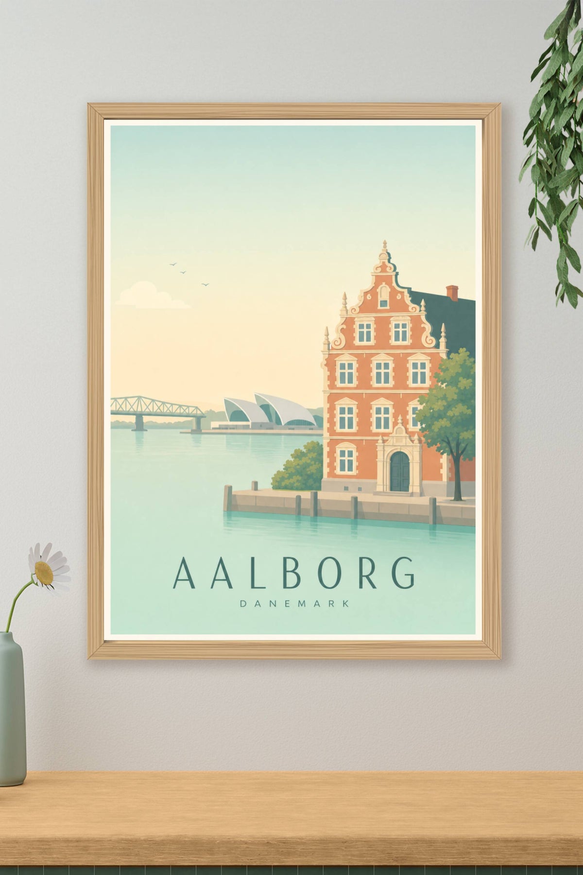 Affiche d'Aalborg - Poster Calme