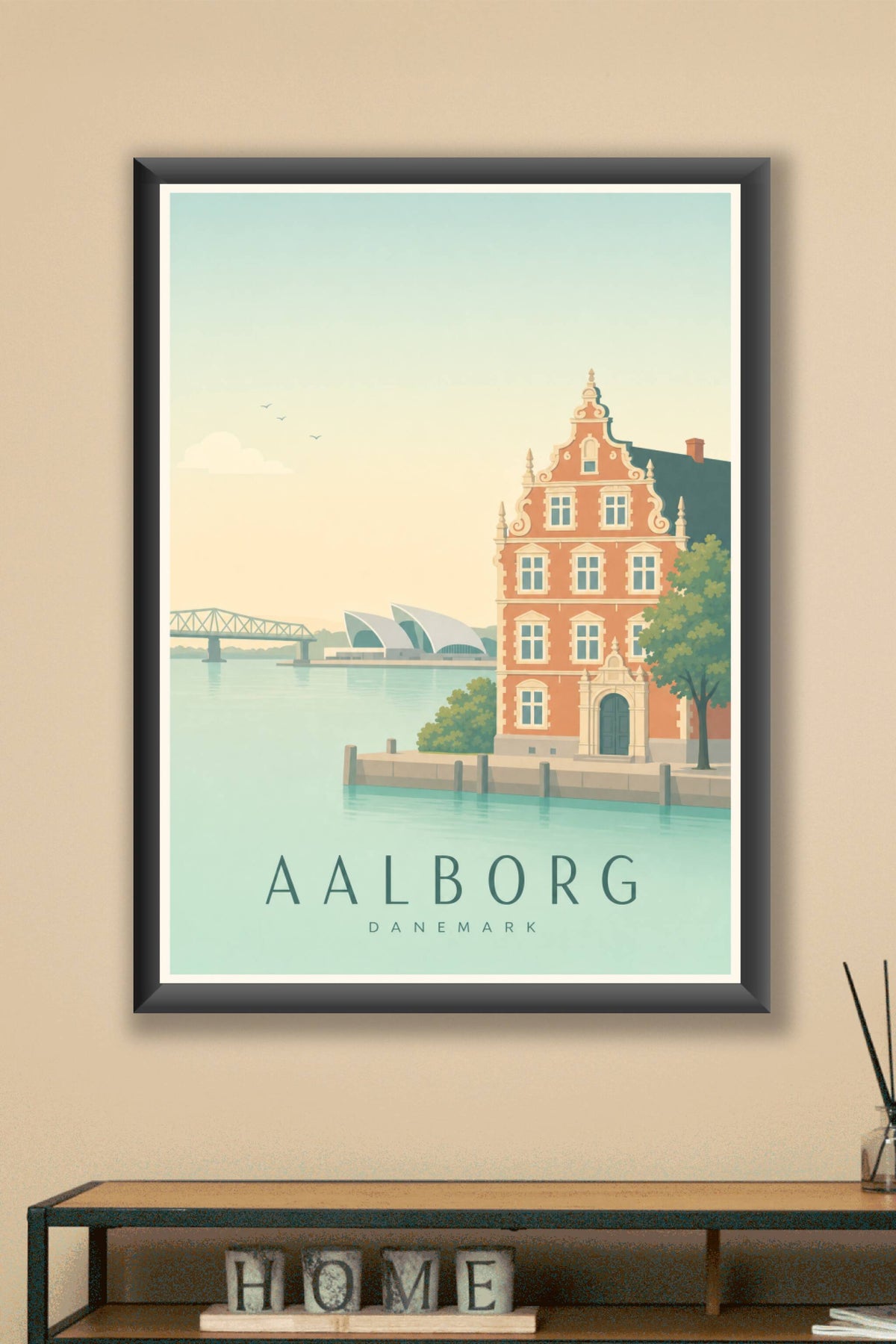 Affiche d'Aalborg - Poster Calme