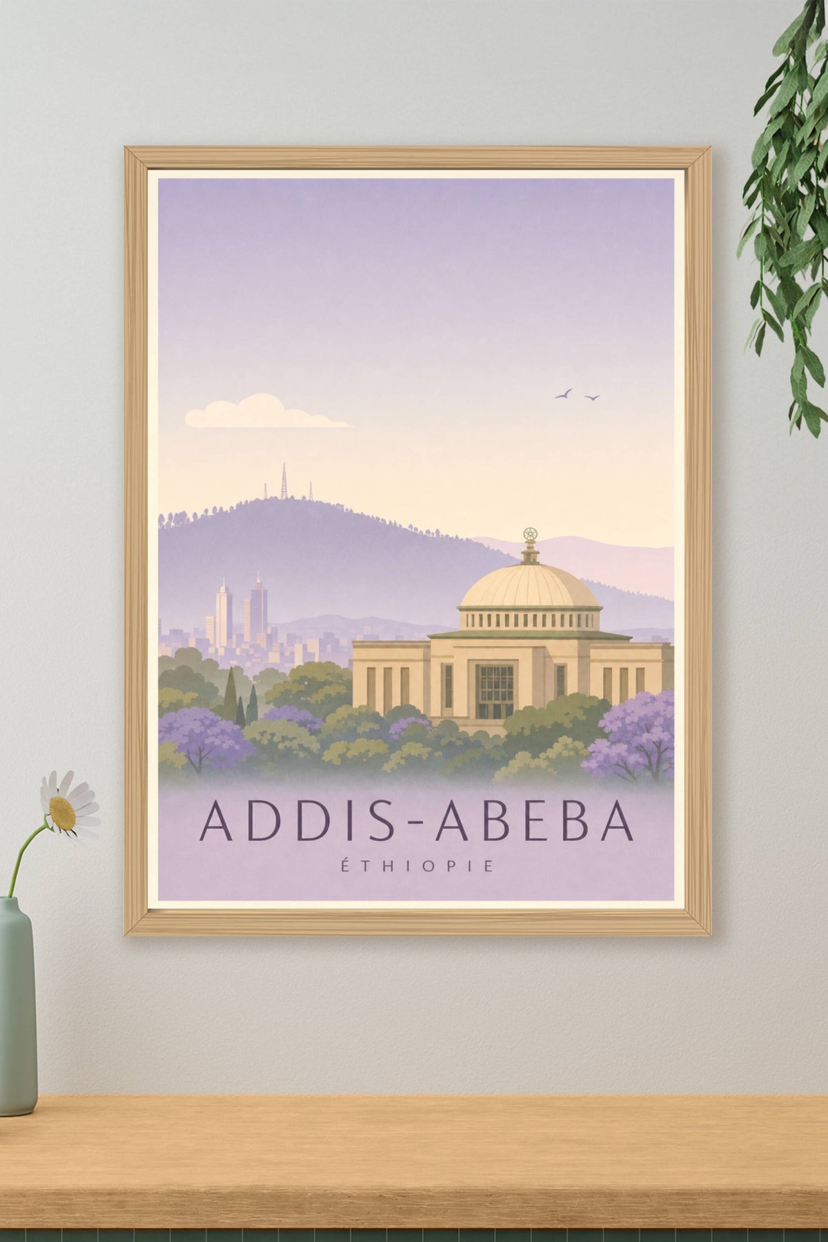 Affiche d'Addis-Abeba - Poster Calme