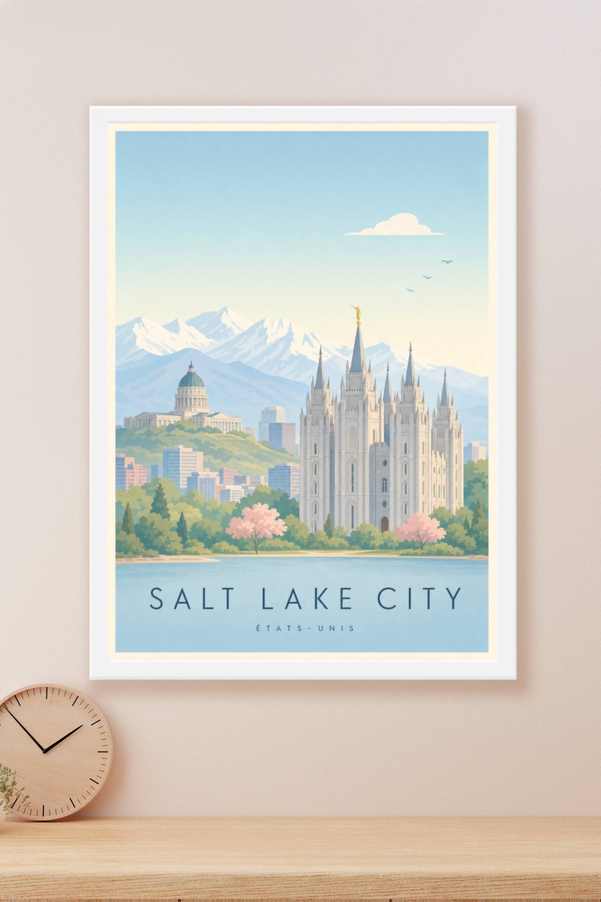 Affiche de Salt Lake City - Poster Calme