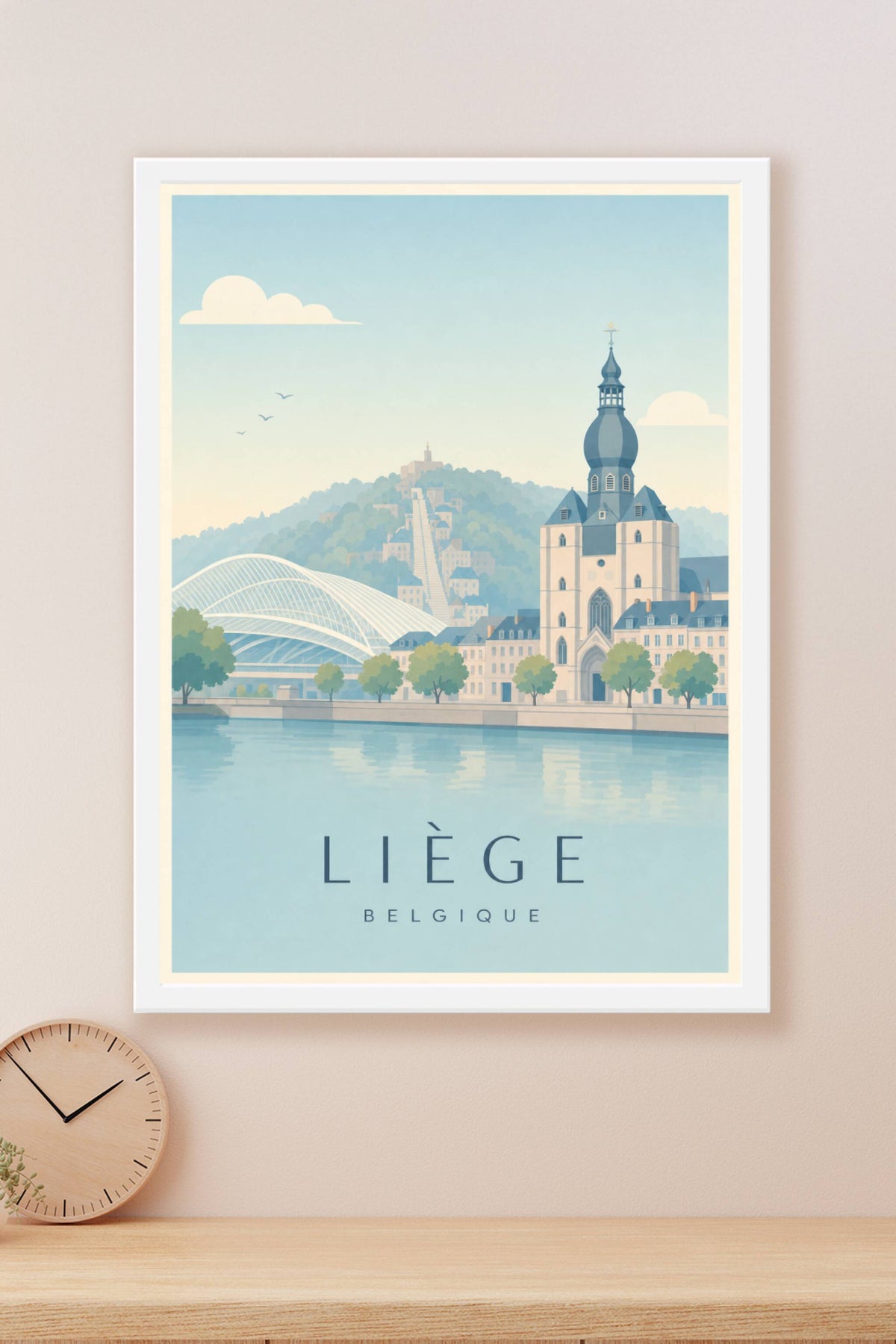 Affiche de Liège - Poster Calme