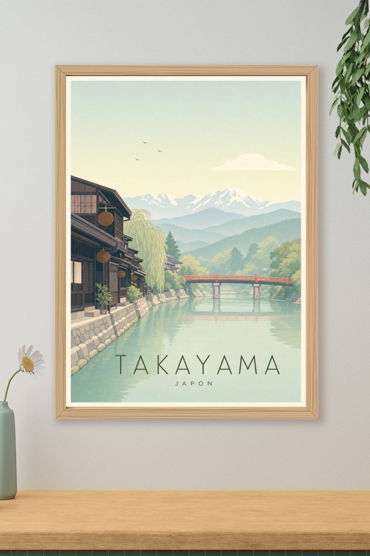Affiche de Takayama - Poster Calme