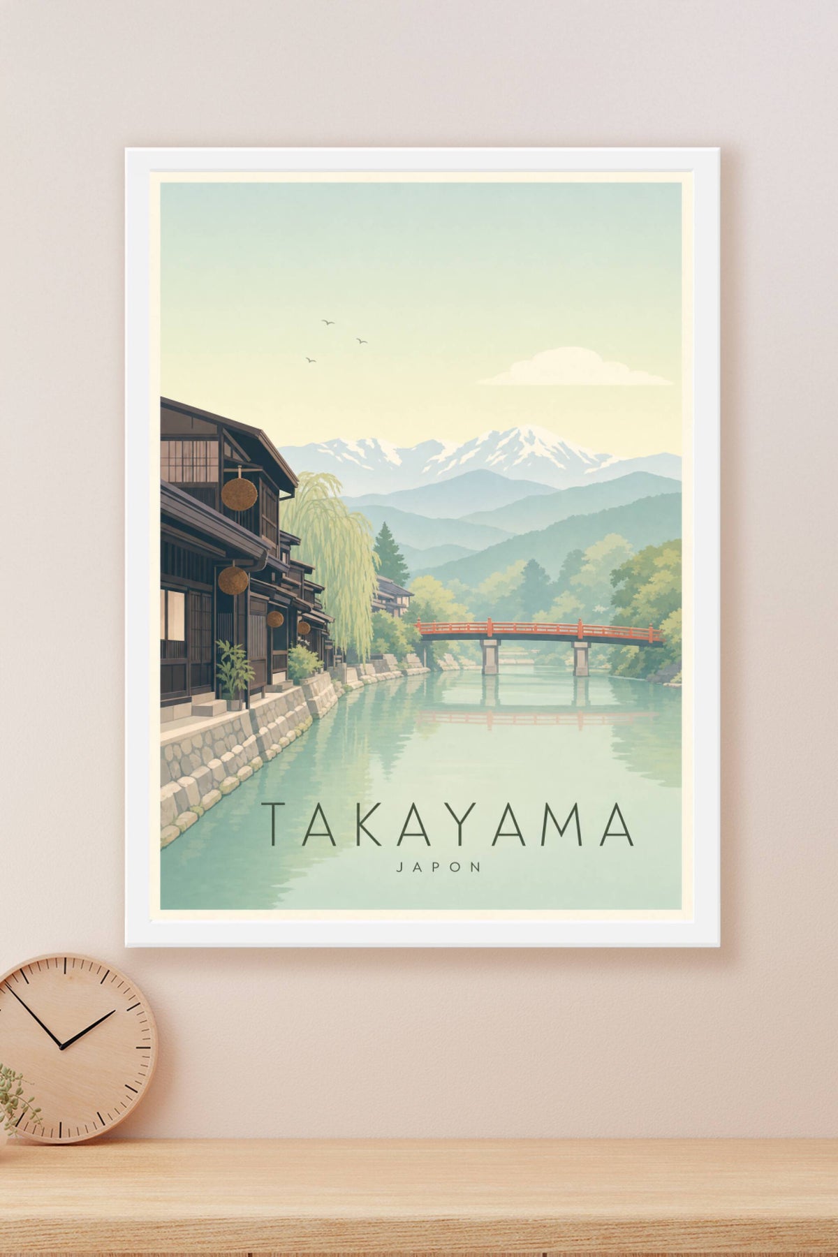 Affiche de Takayama - Poster Calme