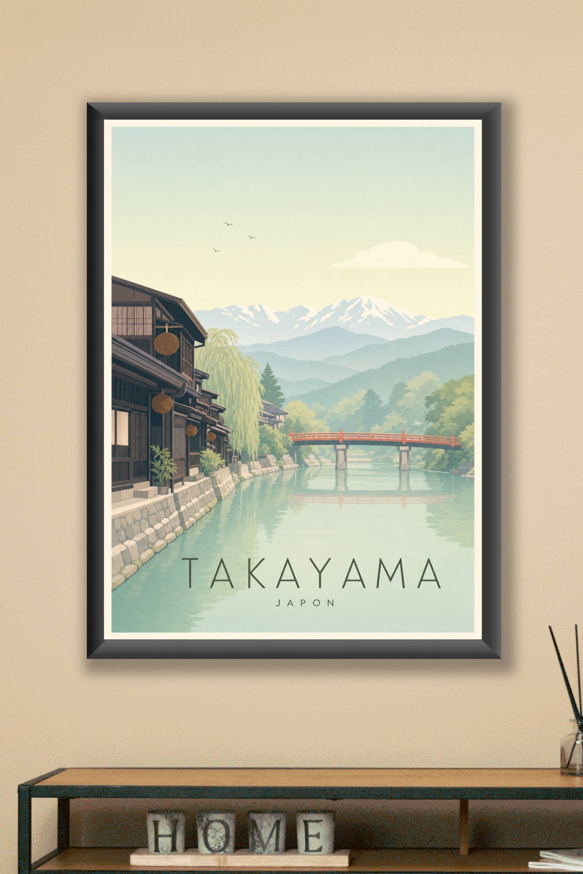 Affiche de Takayama - Poster Calme