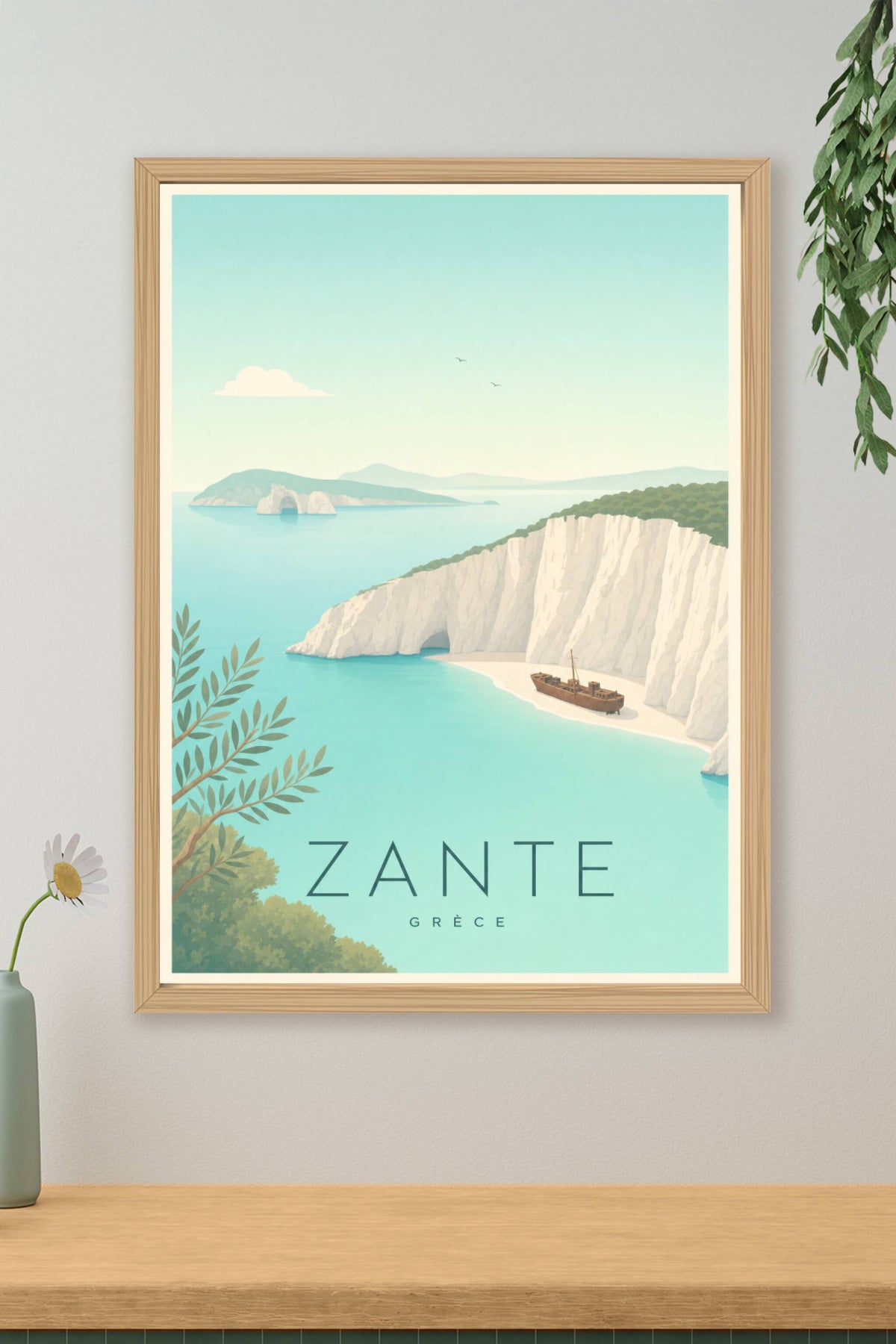 Affiche de Zante - Poster Calme