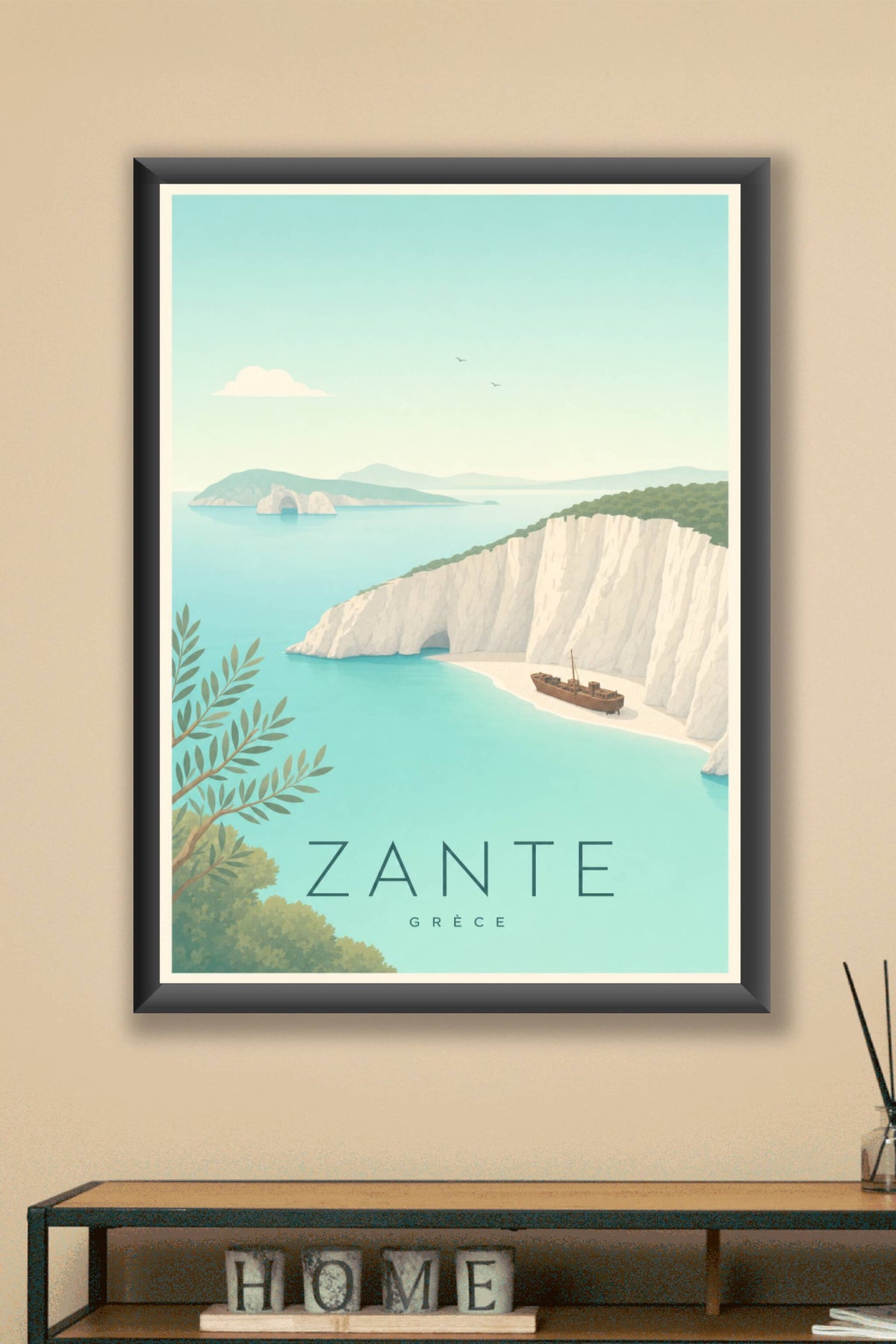 Affiche de Zante - Poster Calme