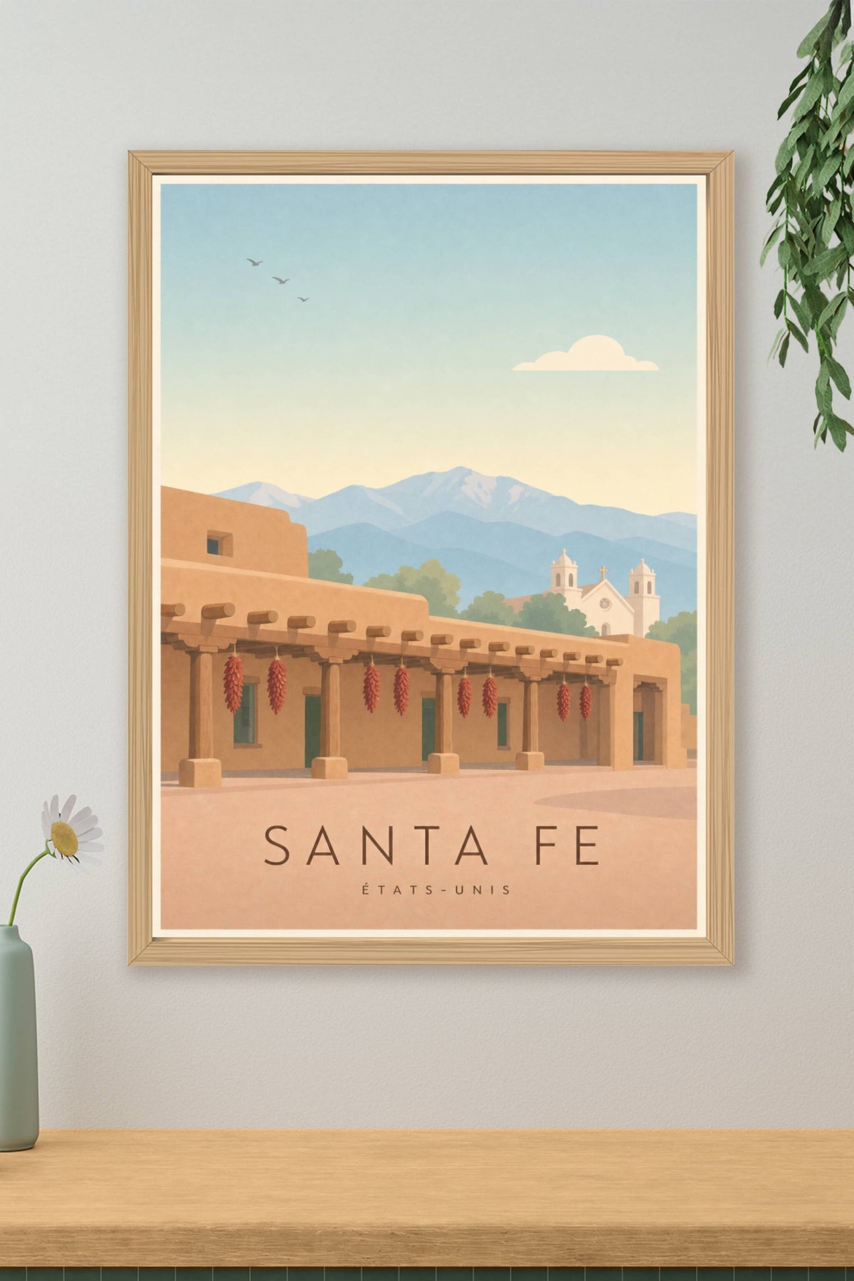 Affiche de Santa Fe - Poster Calme