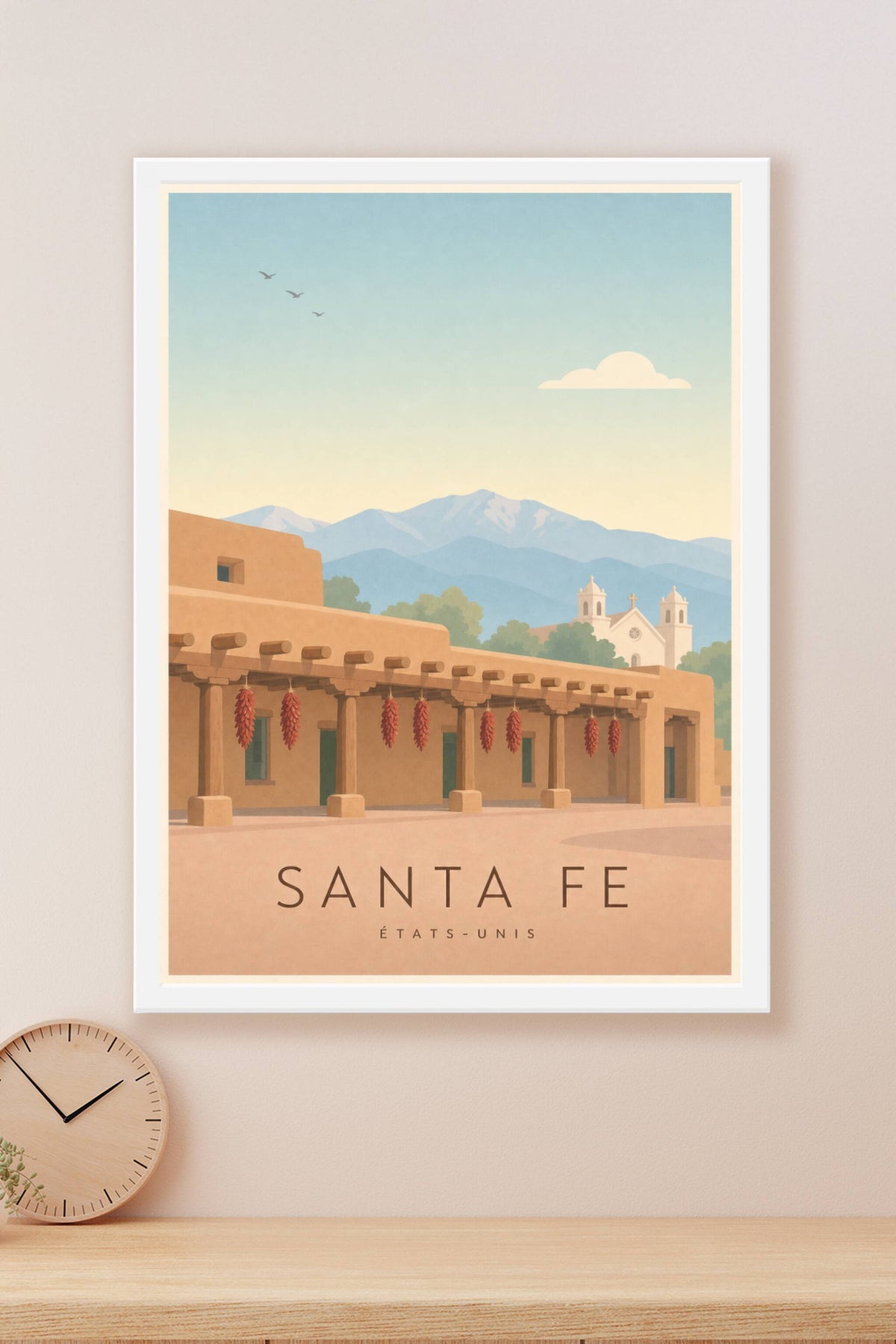Affiche de Santa Fe - Poster Calme