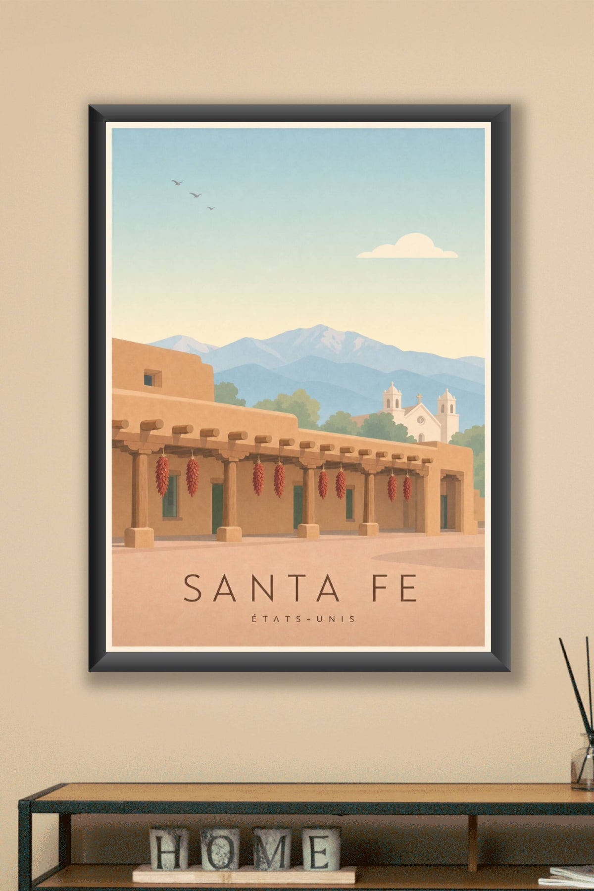Affiche de Santa Fe - Poster Calme
