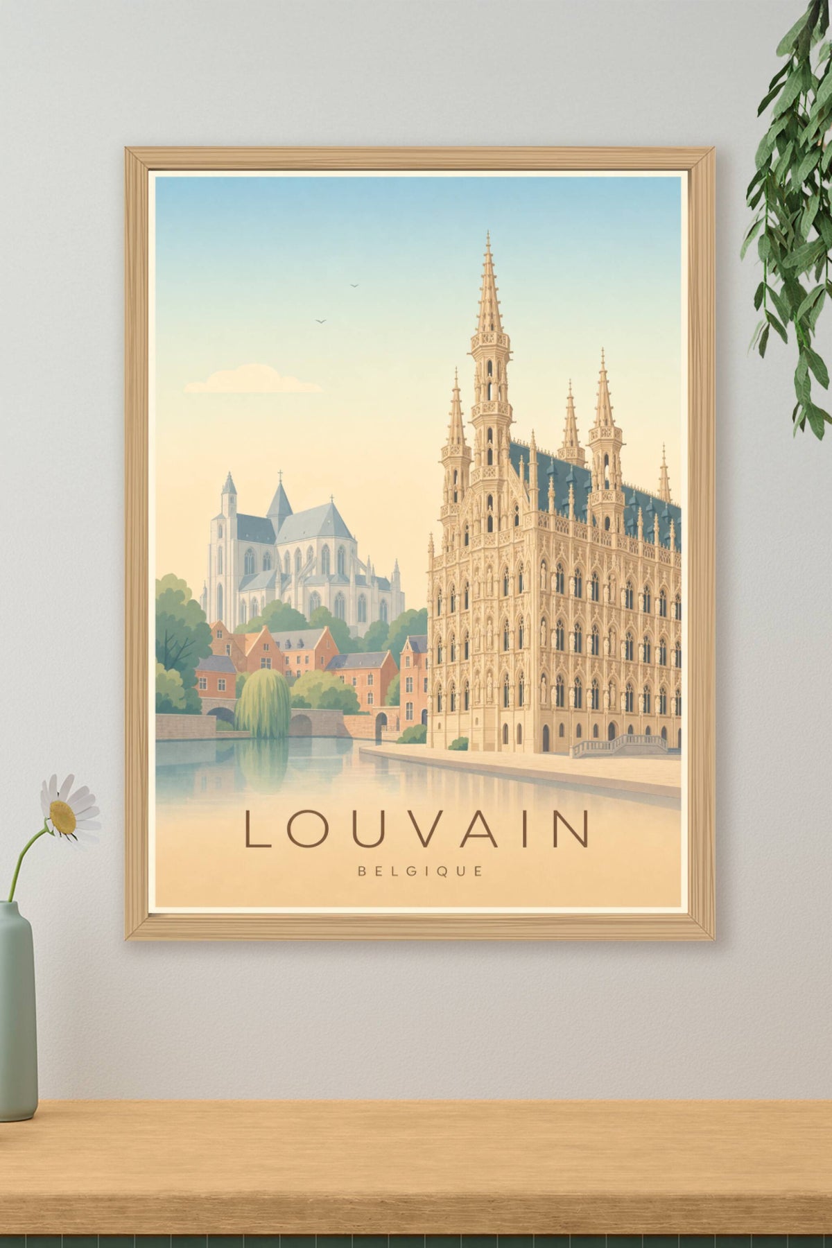 Affiche de Louvain - Poster Calme