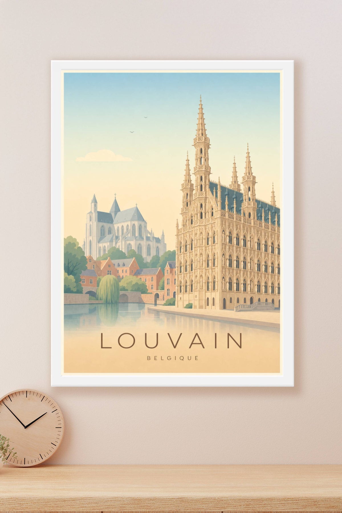 Affiche de Louvain - Poster Calme