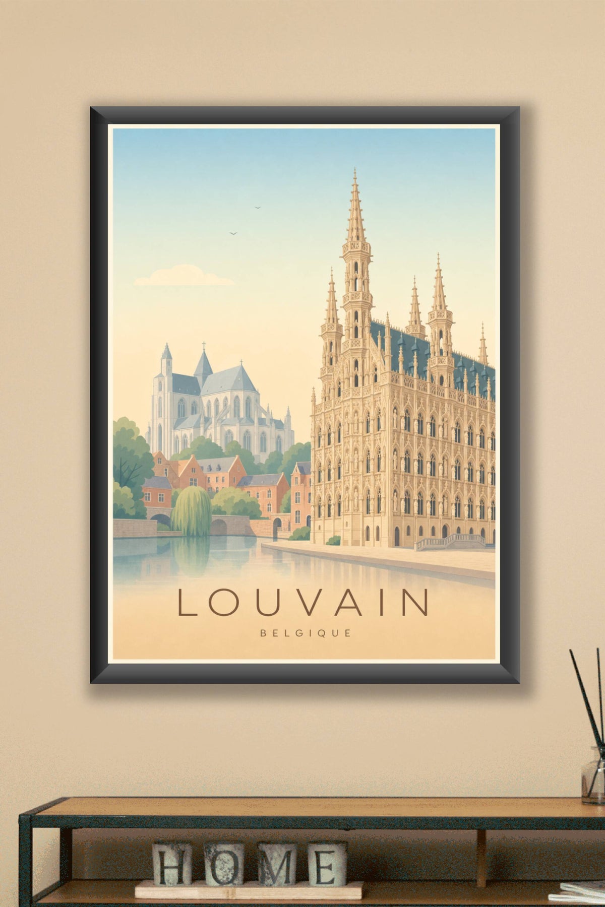 Affiche de Louvain - Poster Calme
