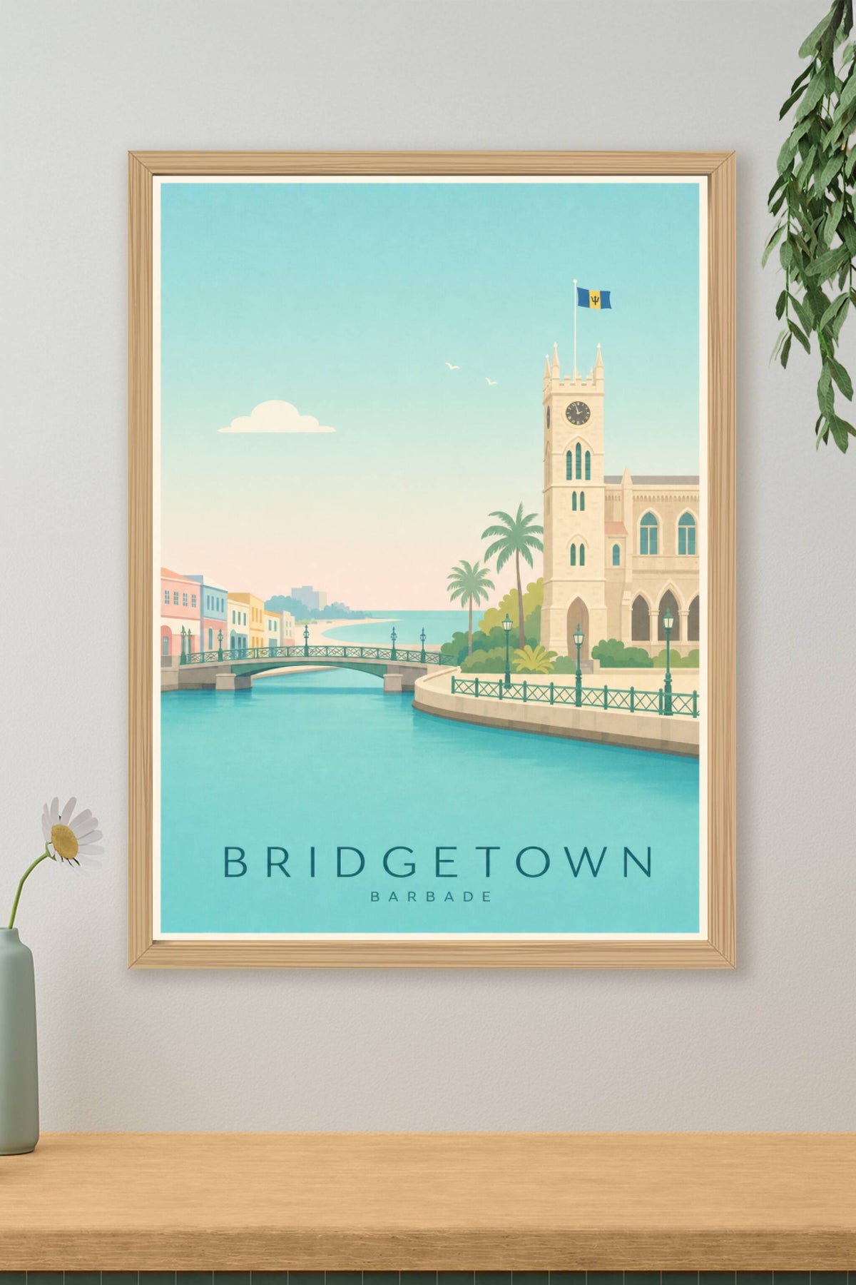 Affiche de Bridgetown - Poster Calme