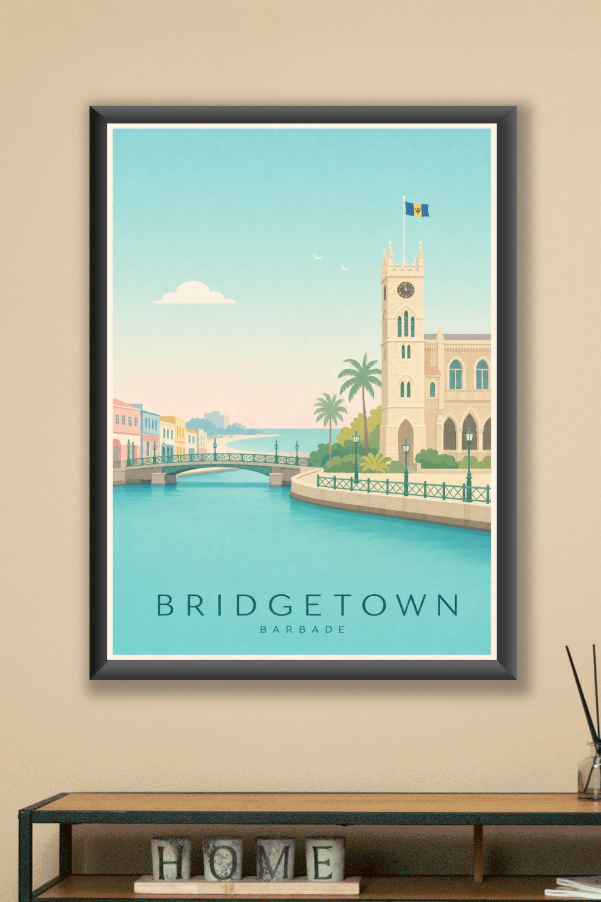 Affiche de Bridgetown - Poster Calme