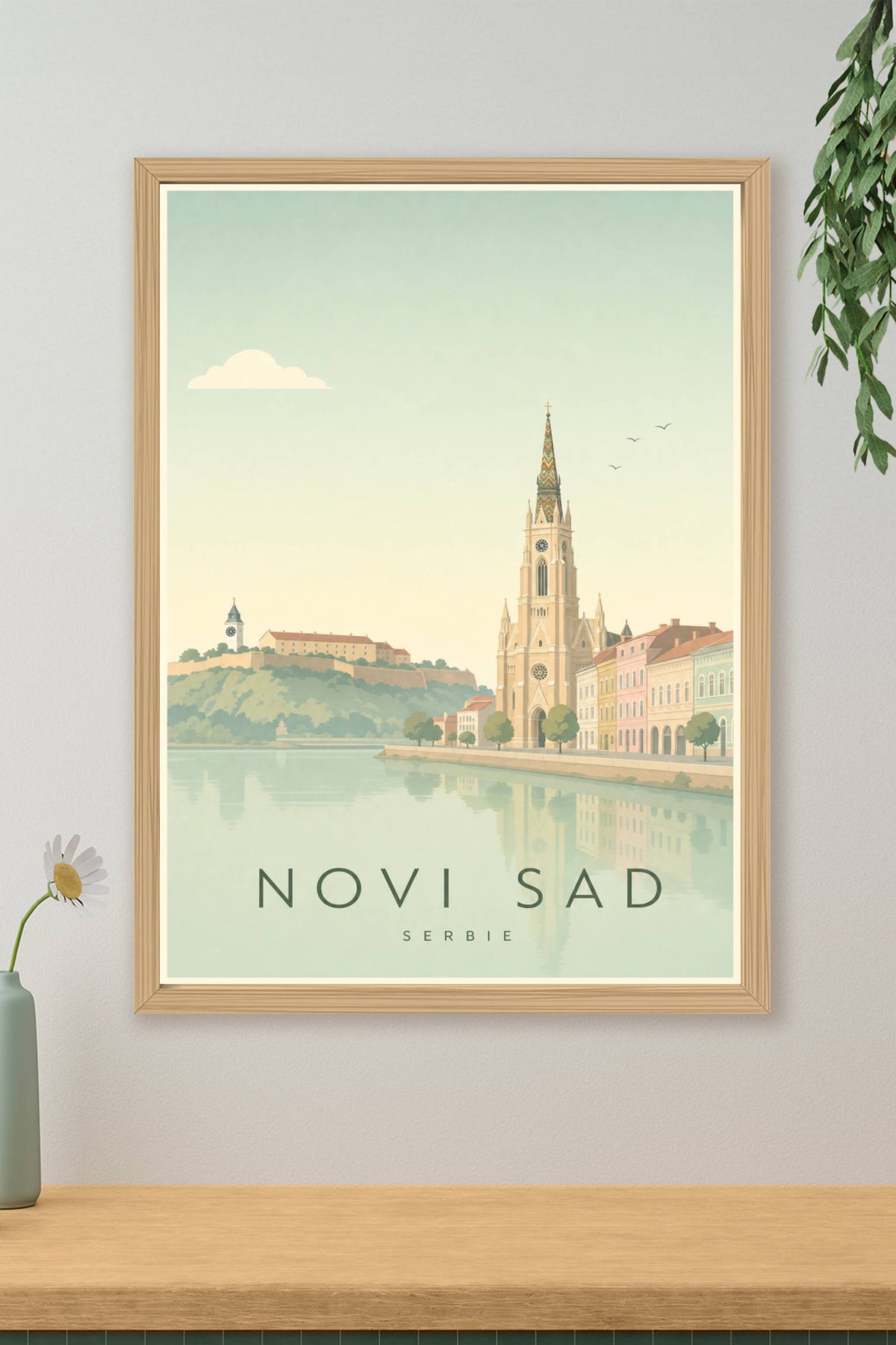 Affiche de Novi Sad - Poster Calme