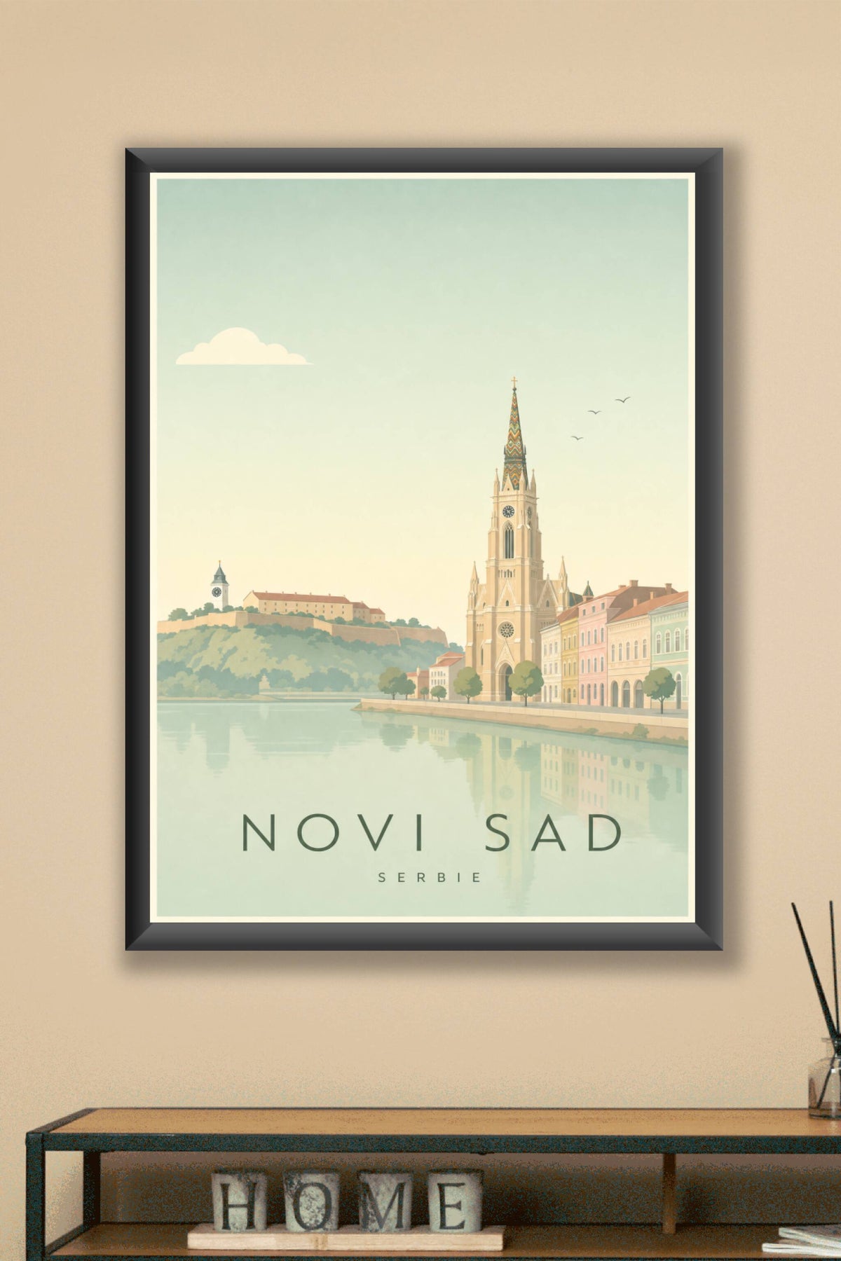 Affiche de Novi Sad - Poster Calme
