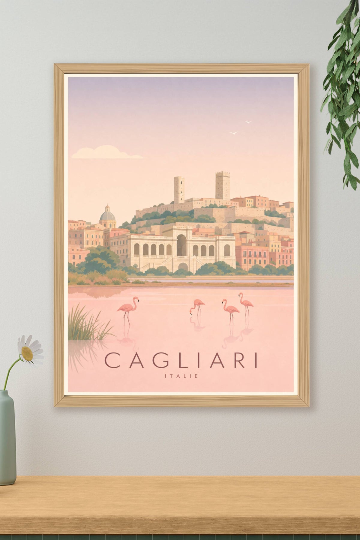 Affiche de Cagliari - Poster Calme