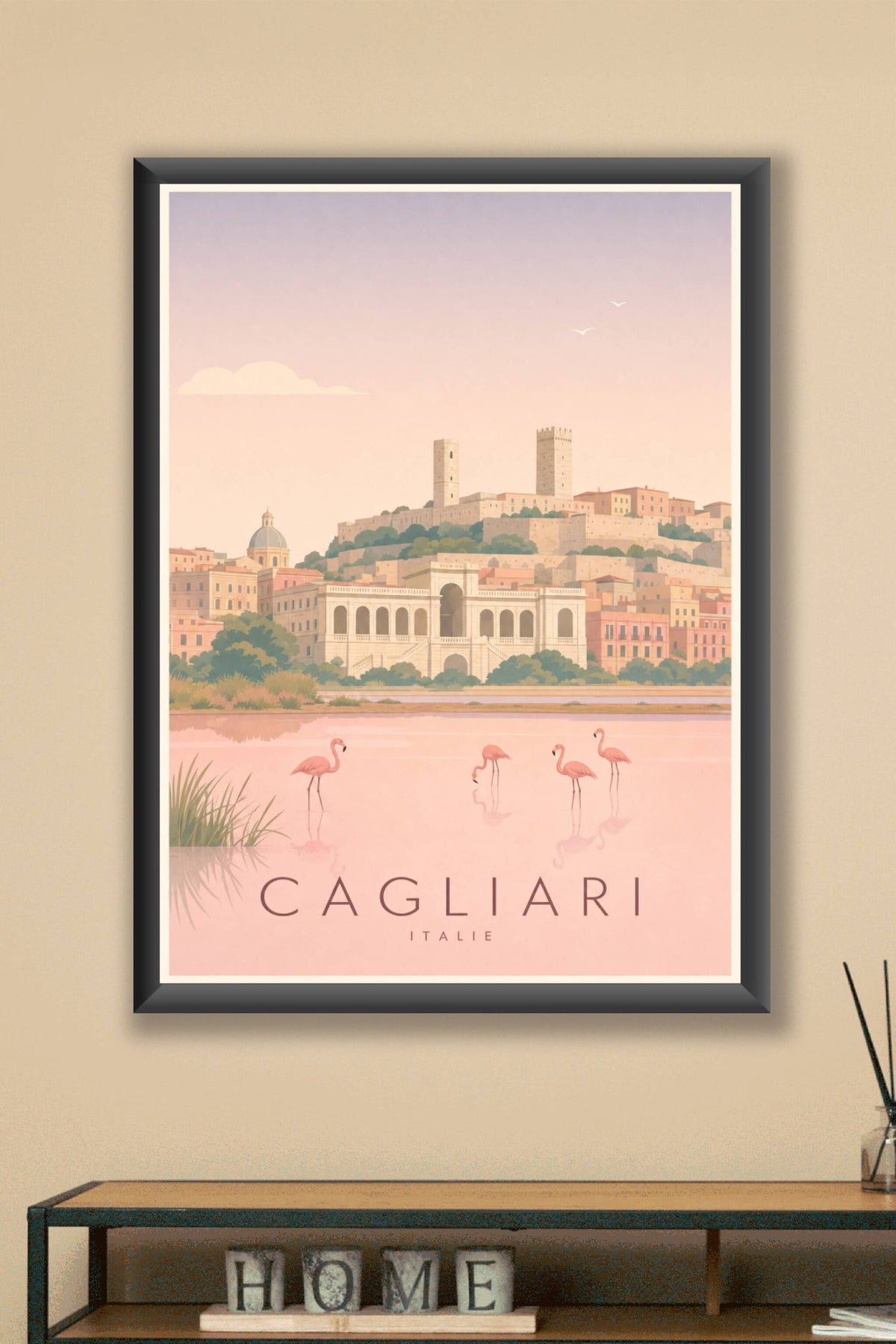 Affiche de Cagliari - Poster Calme