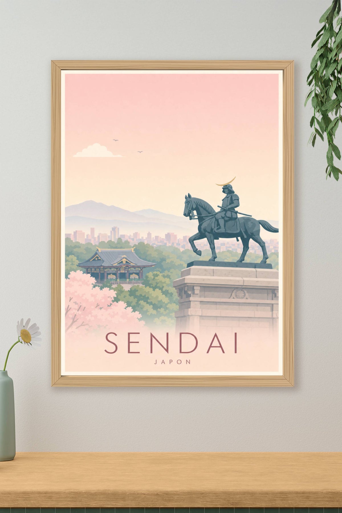 Affiche de Sendai - Poster Calme