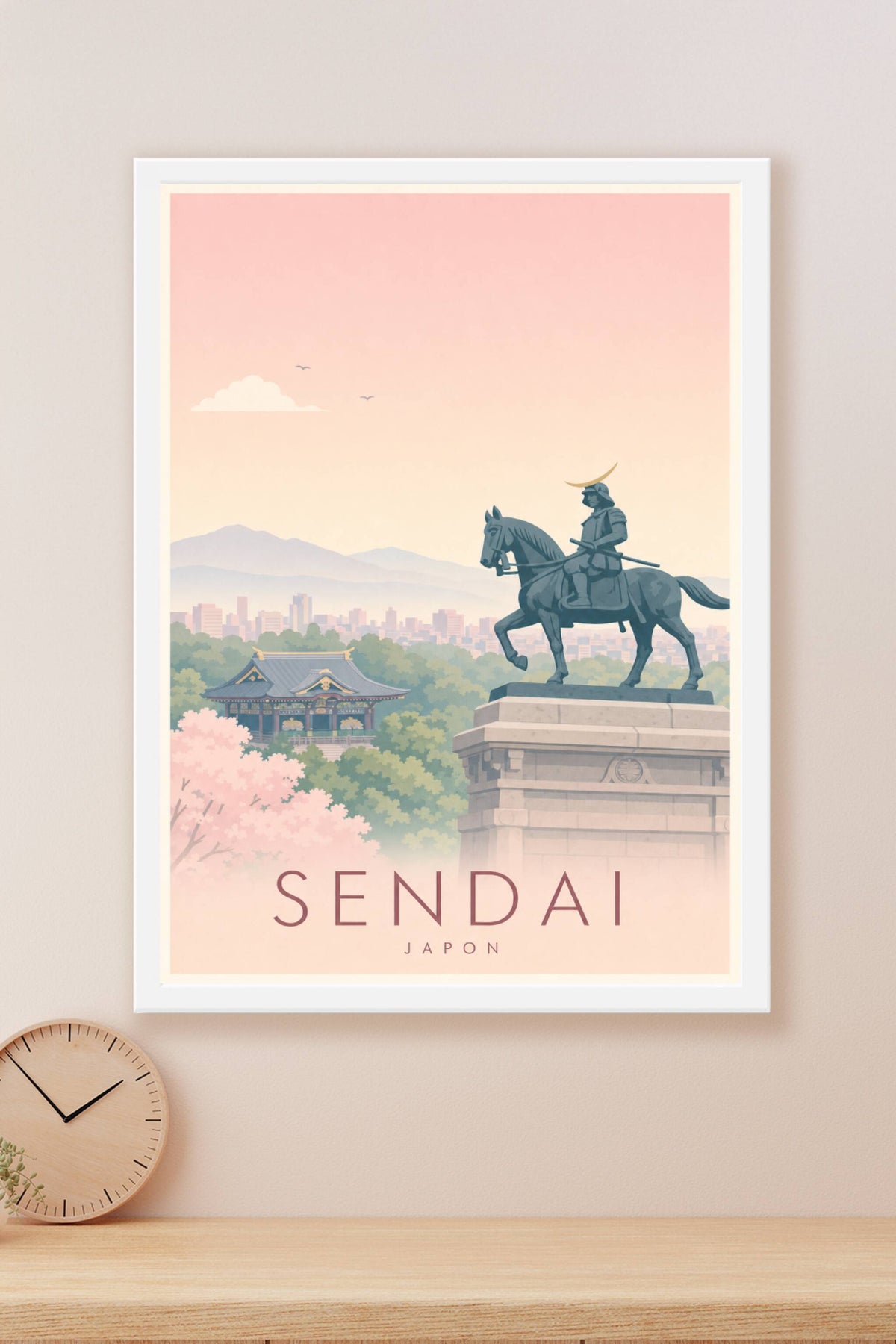 Affiche de Sendai - Poster Calme