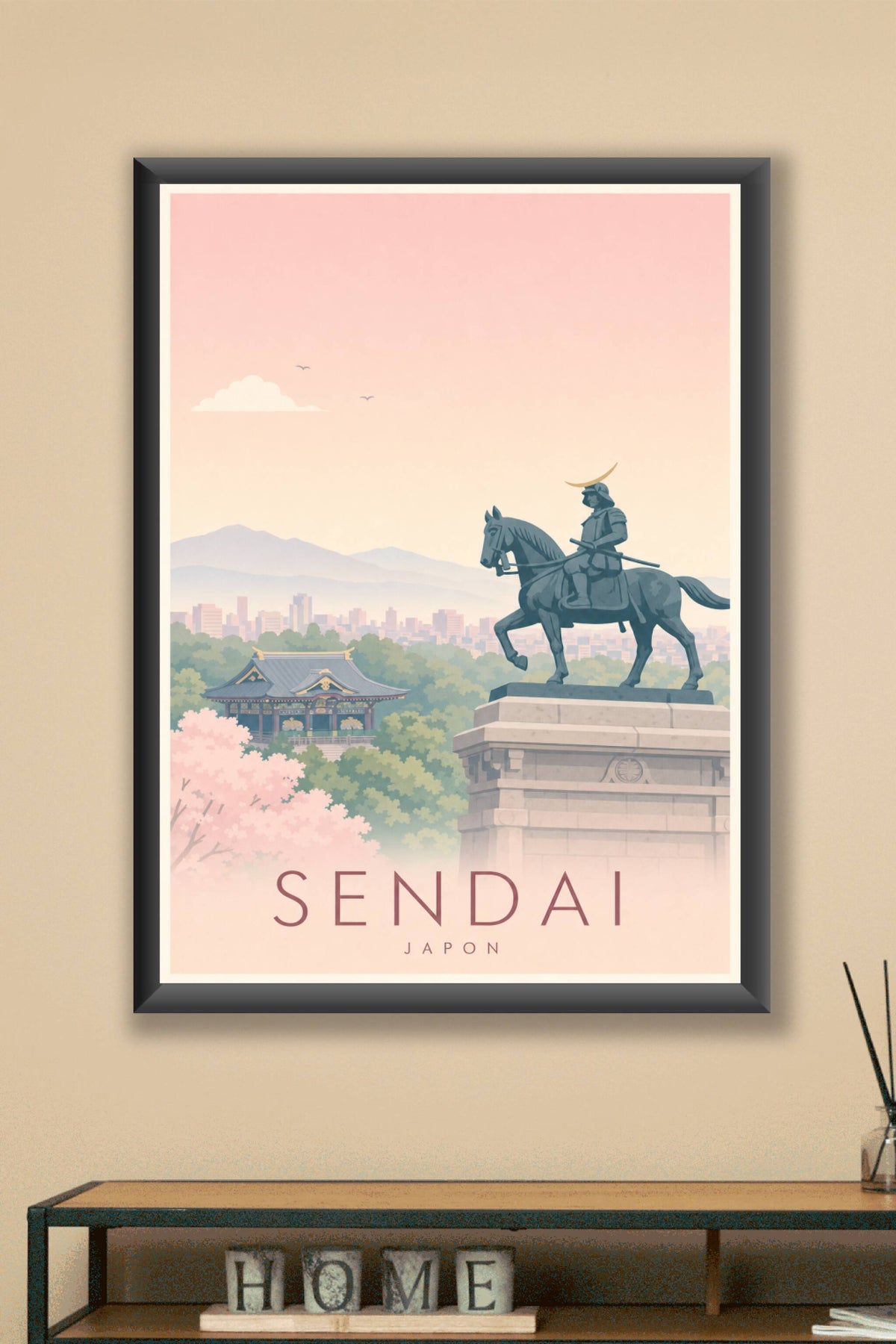 Affiche de Sendai - Poster Calme