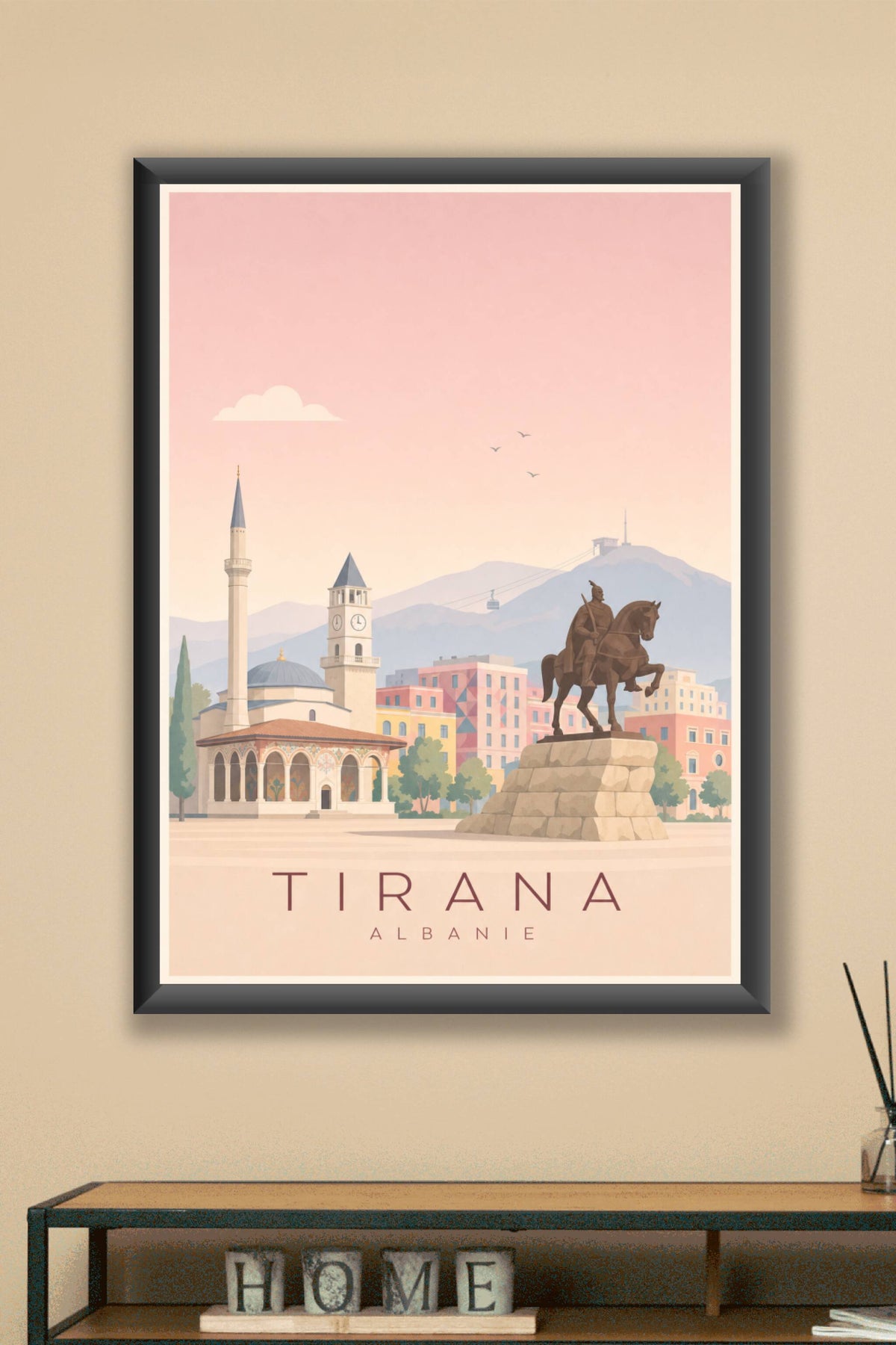 Affiche de Tirana - Poster Calme