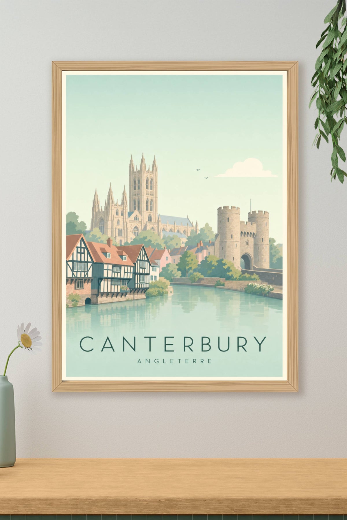 Affiche de Canterbury - Poster Calme