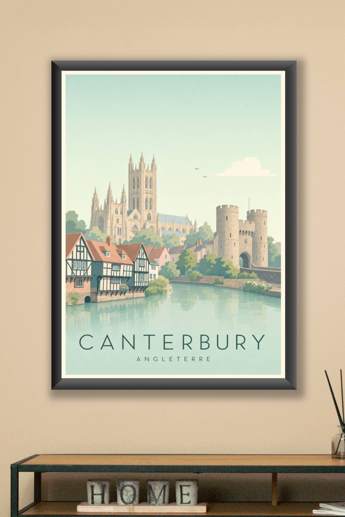 Affiche de Canterbury - Poster Calme