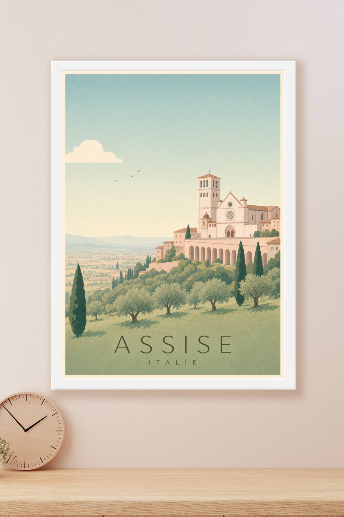 Affiche d'Assise - Poster Calme