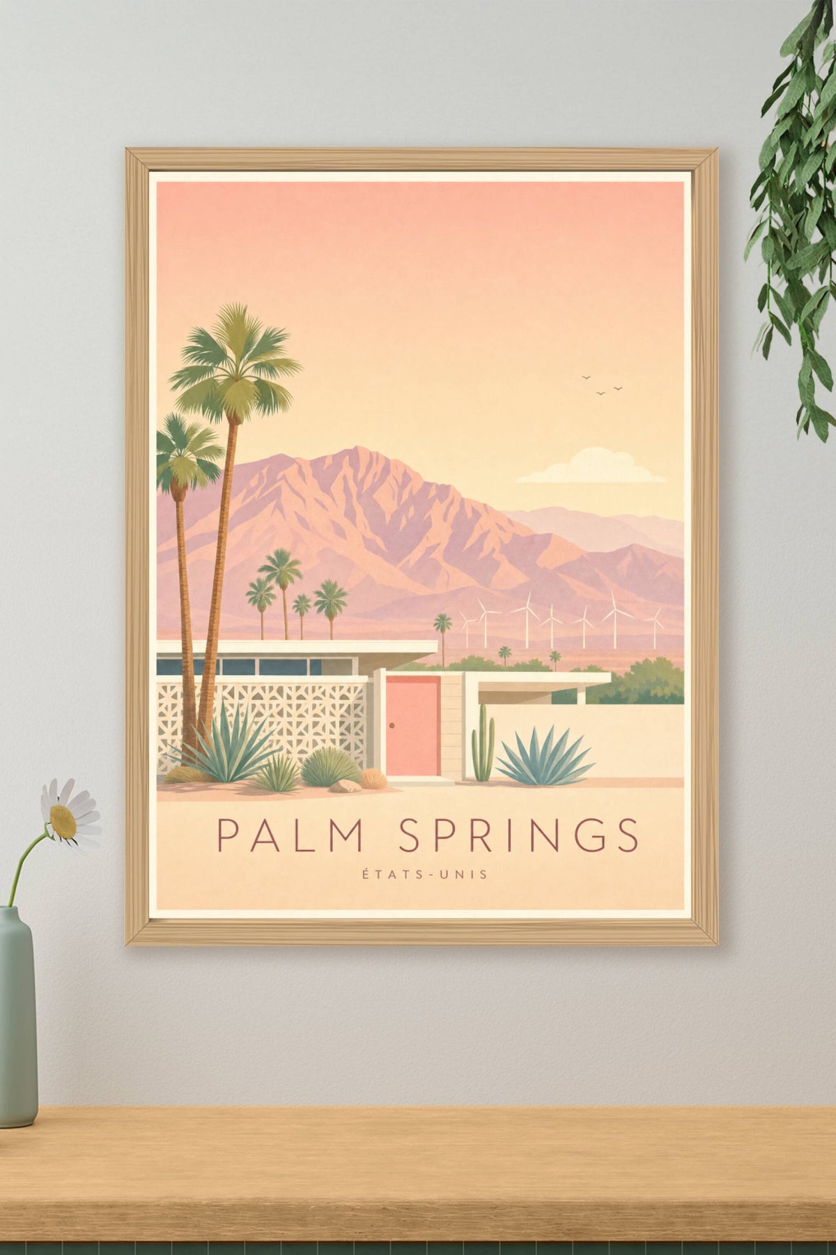 Affiche de Palm Springs - Poster Calme
