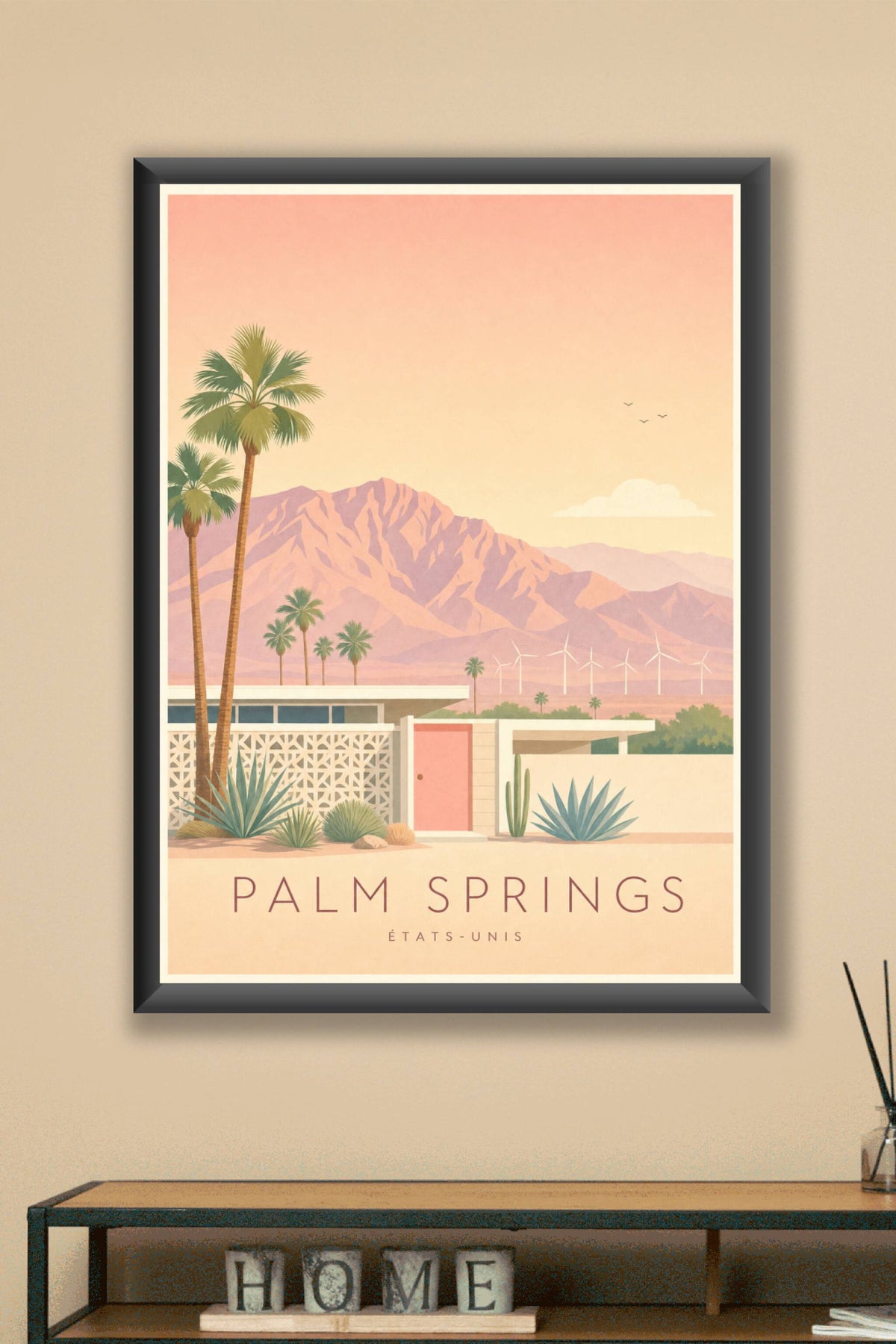 Affiche de Palm Springs - Poster Calme