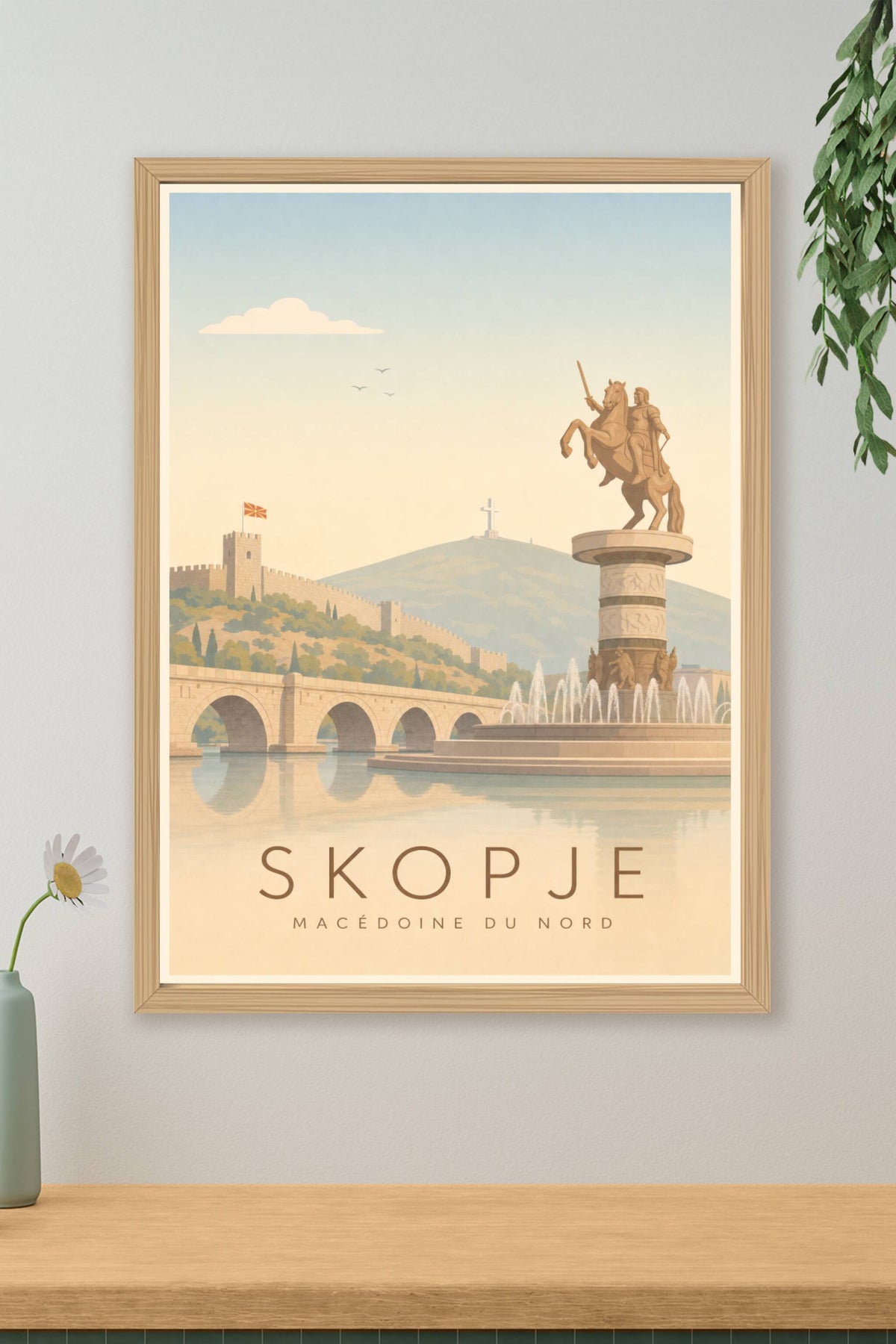 Affiche de Skopje - Poster Calme