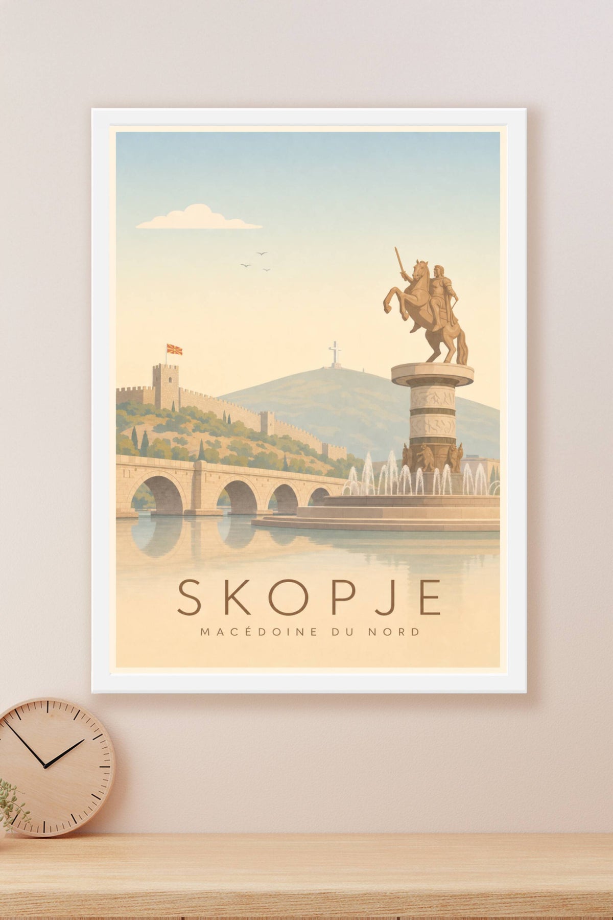 Affiche de Skopje - Poster Calme