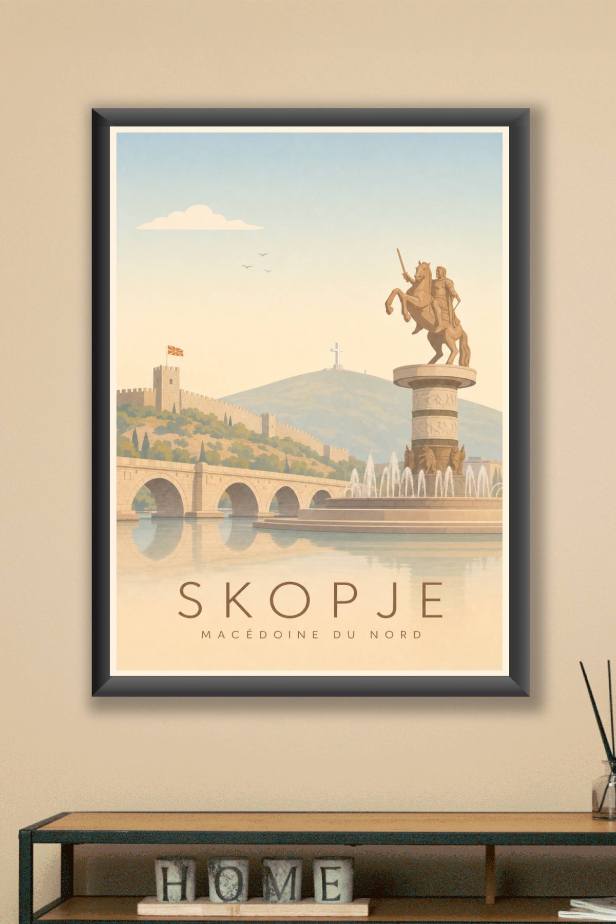 Affiche de Skopje - Poster Calme