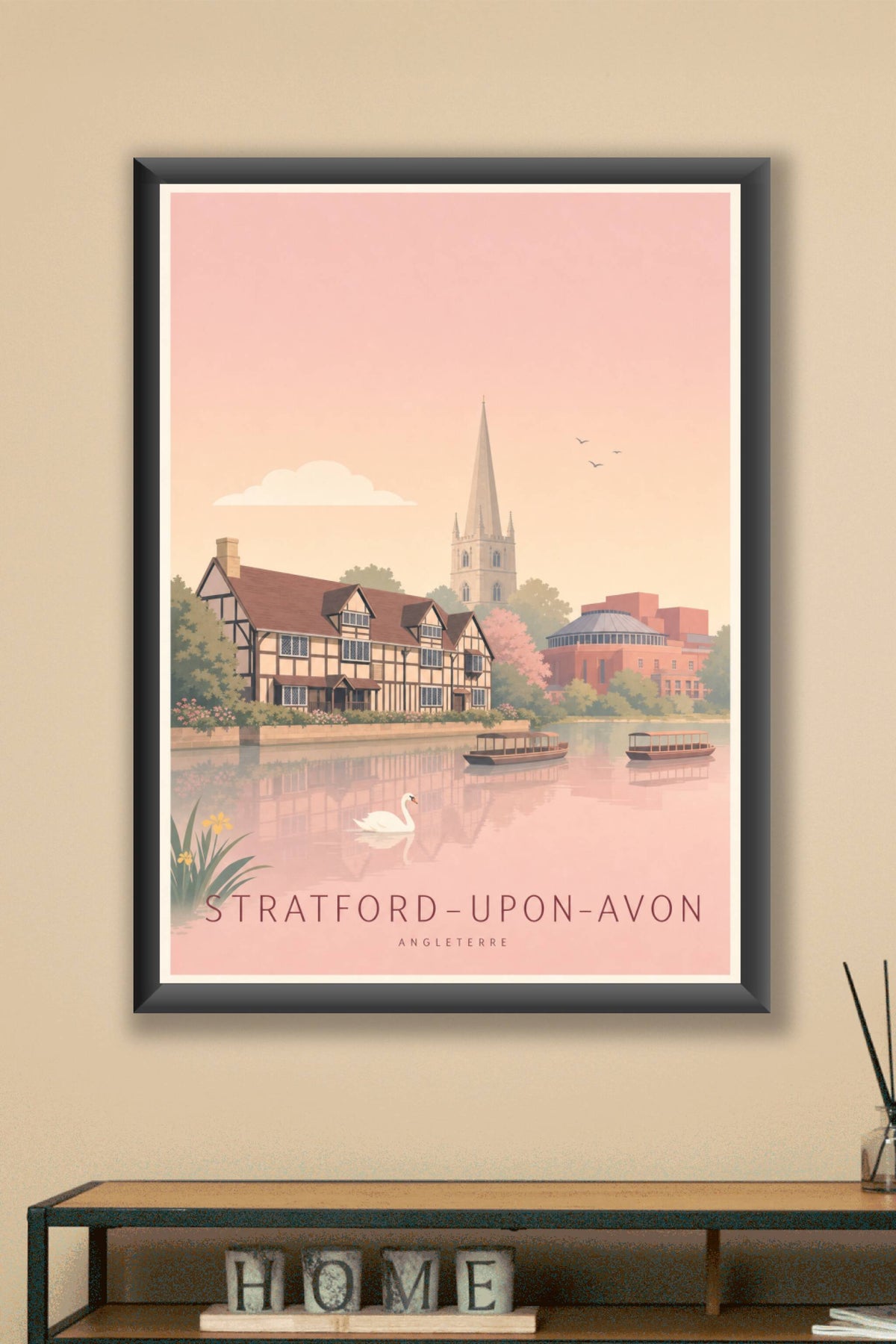 Affiche de Stratford-upon-Avon - Poster Calme