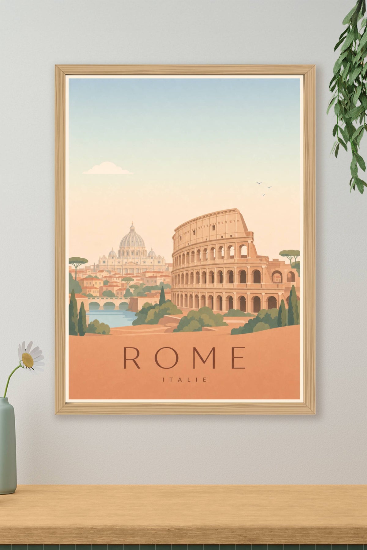 Affiche de Rome - Poster Calme