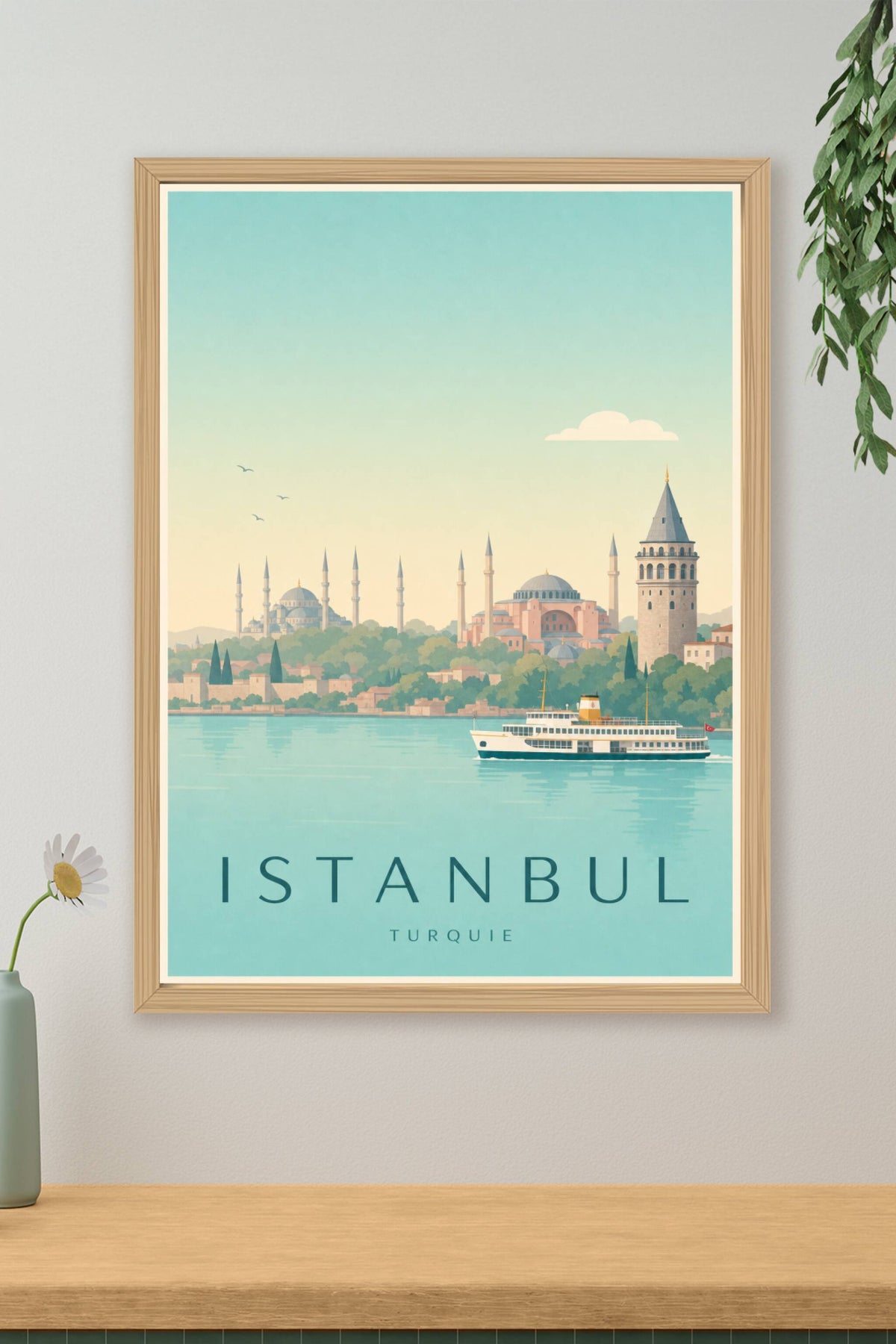 Affiche d'Istanbul - Poster Calme