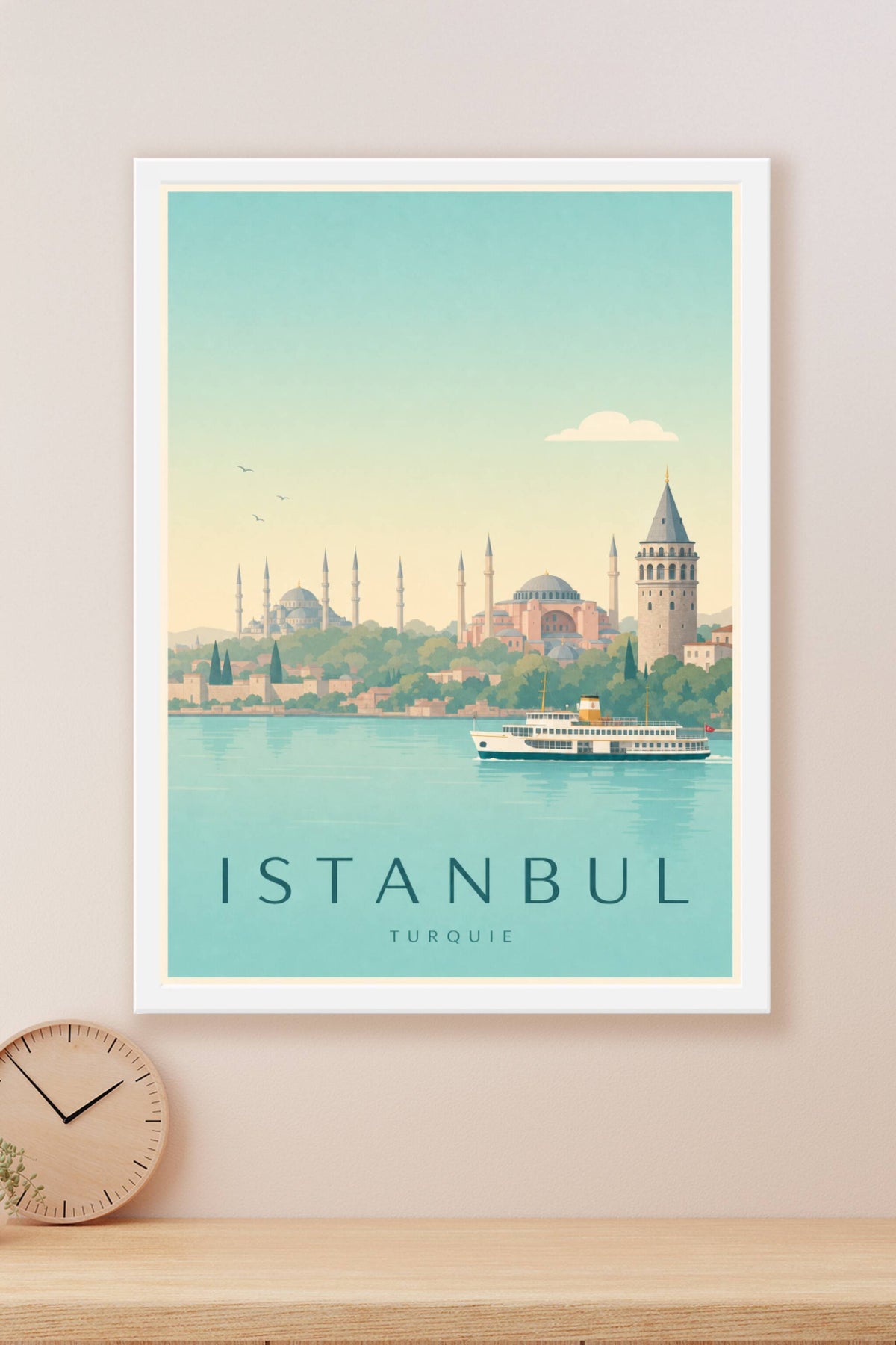 Affiche d'Istanbul - Poster Calme