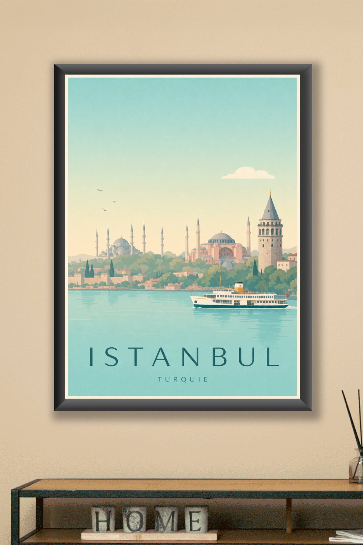 Affiche d'Istanbul - Poster Calme