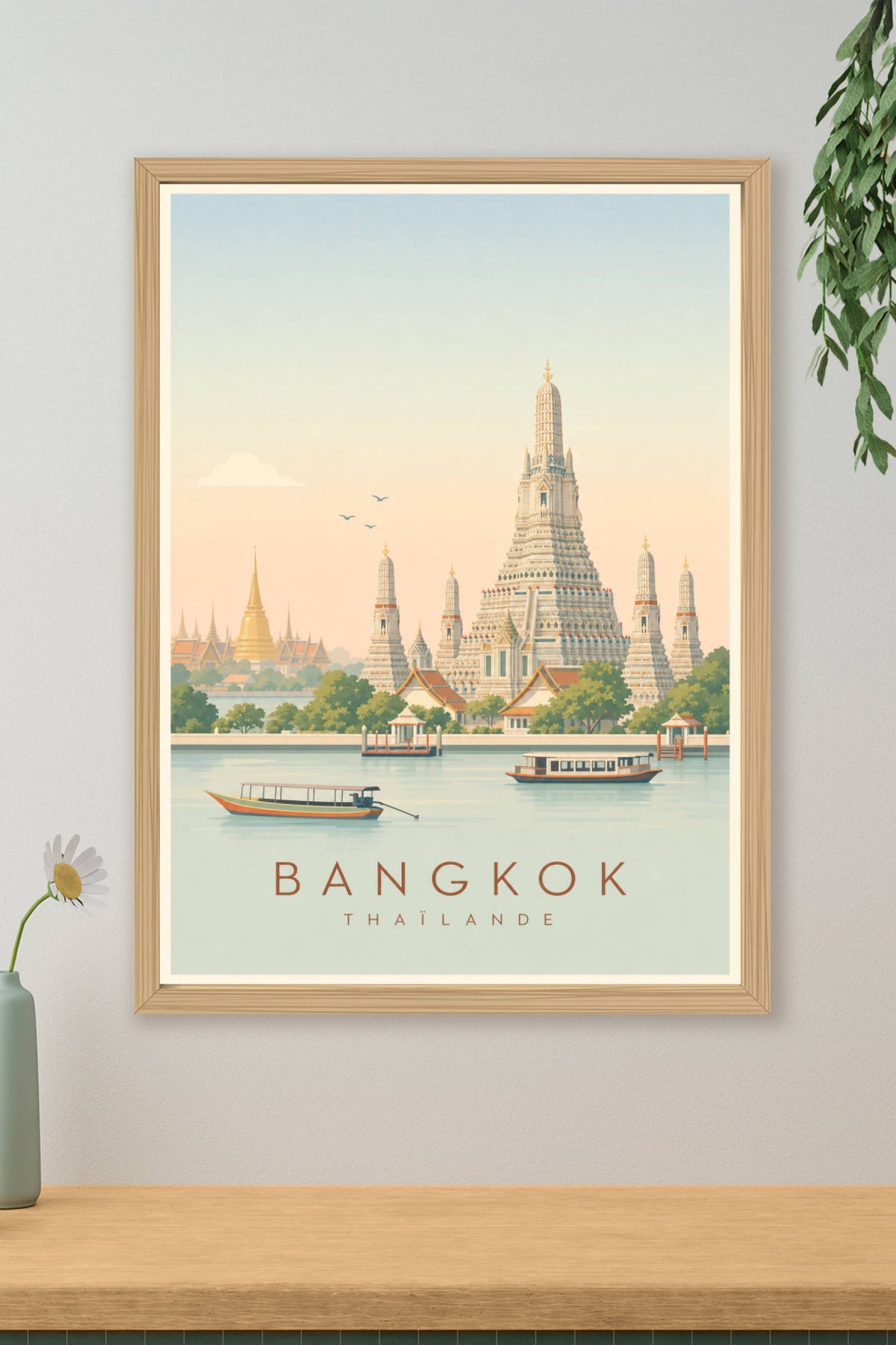 Affiche de Bangkok - Poster Calme