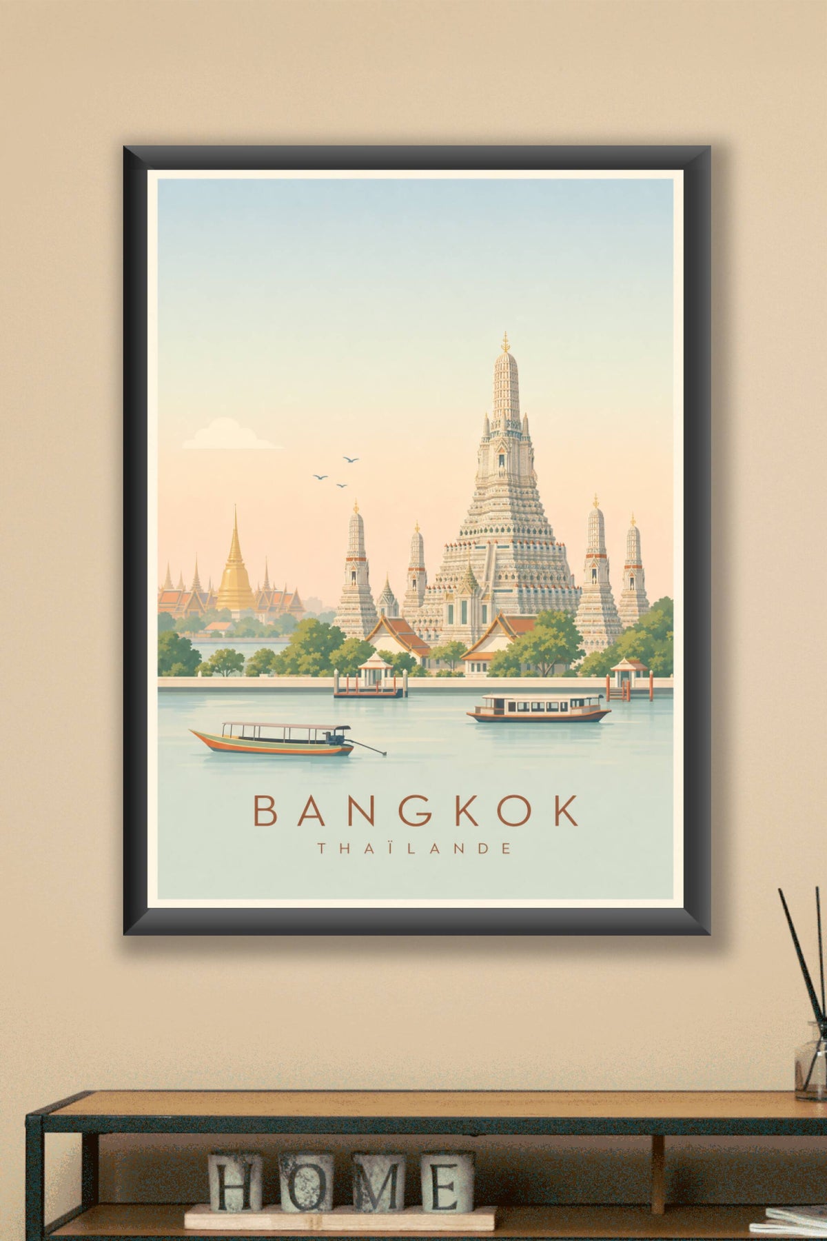 Affiche de Bangkok - Poster Calme