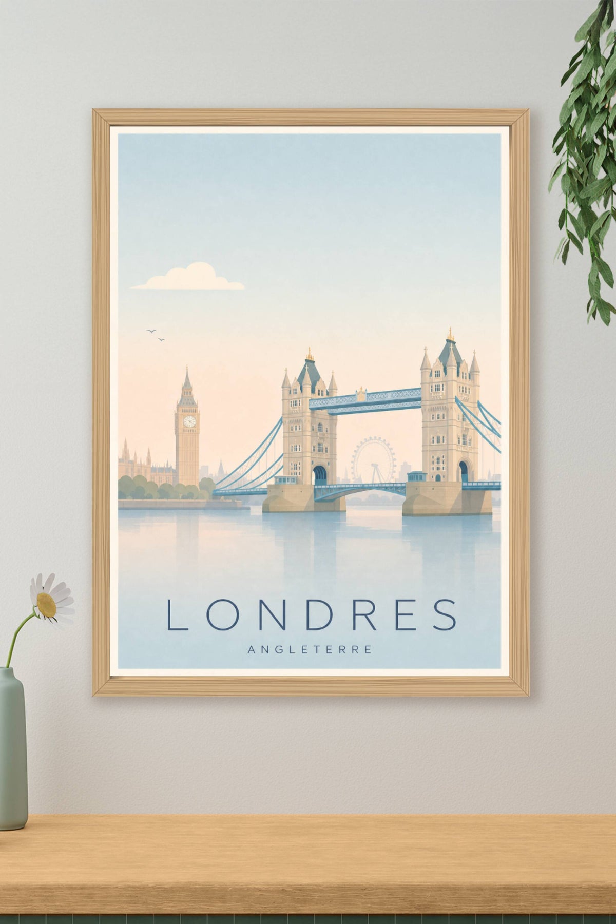 Affiche de Londres - Poster Calme