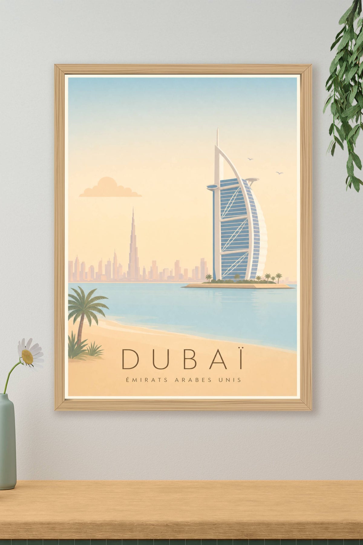 Affiche de Dubaï - Poster Calme