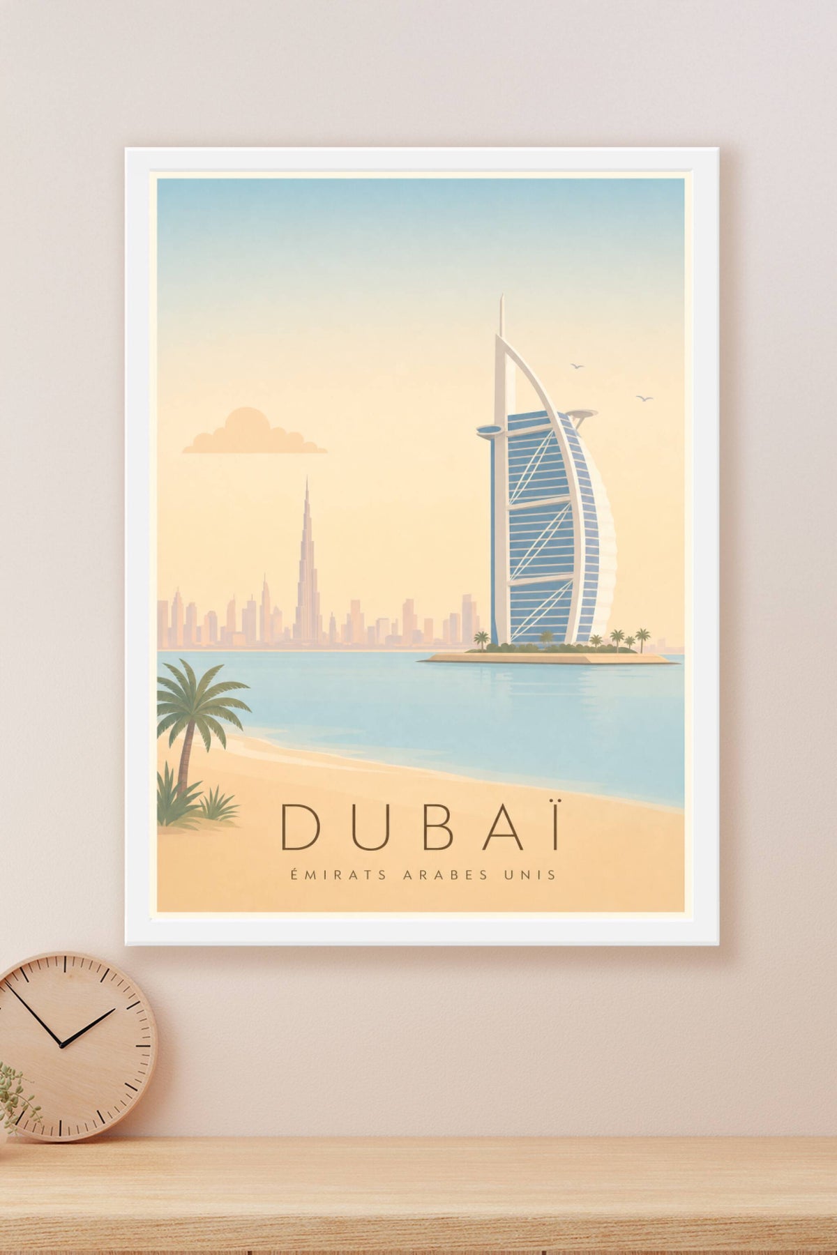 Affiche de Dubaï - Poster Calme