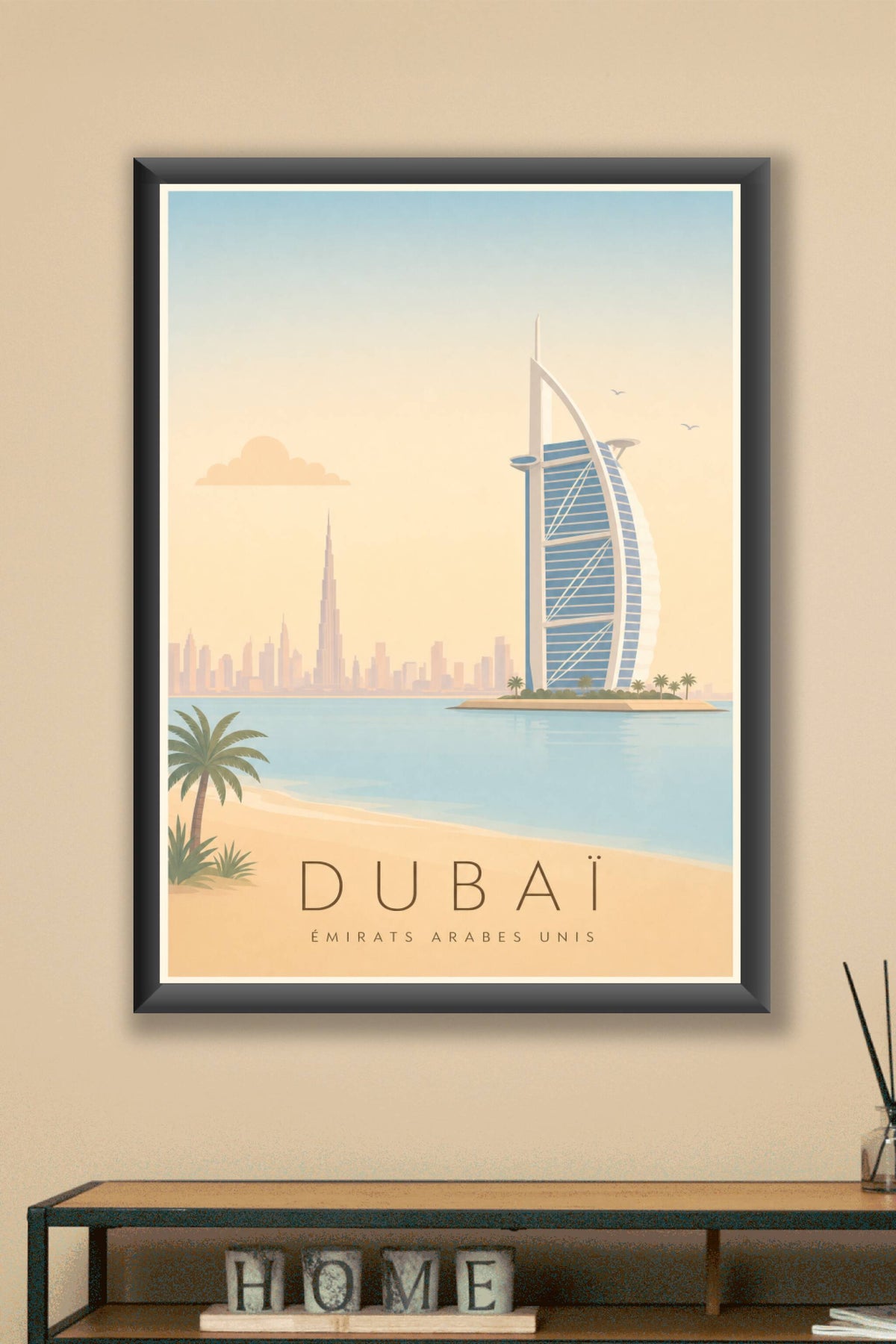 Affiche de Dubaï - Poster Calme