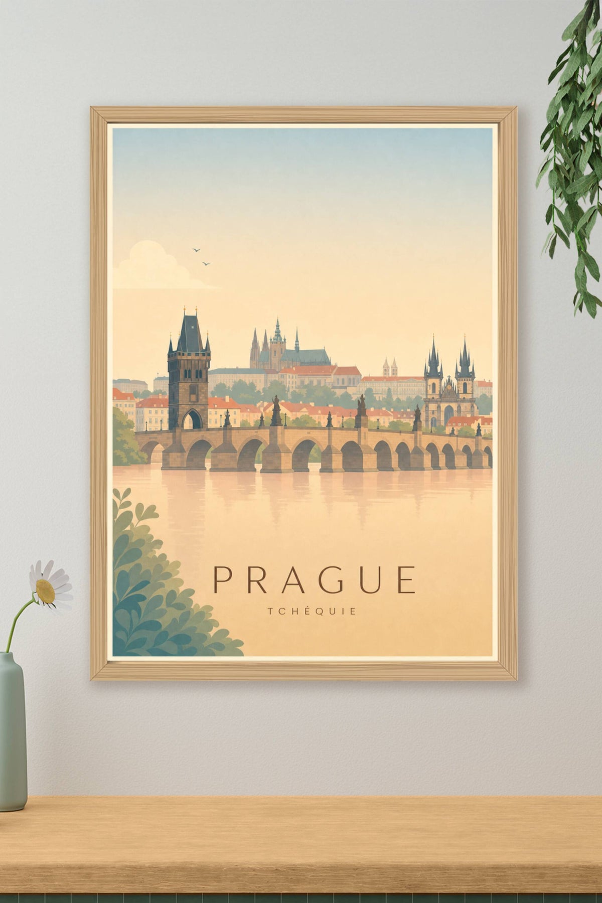 Affiche de Prague - Poster Calme